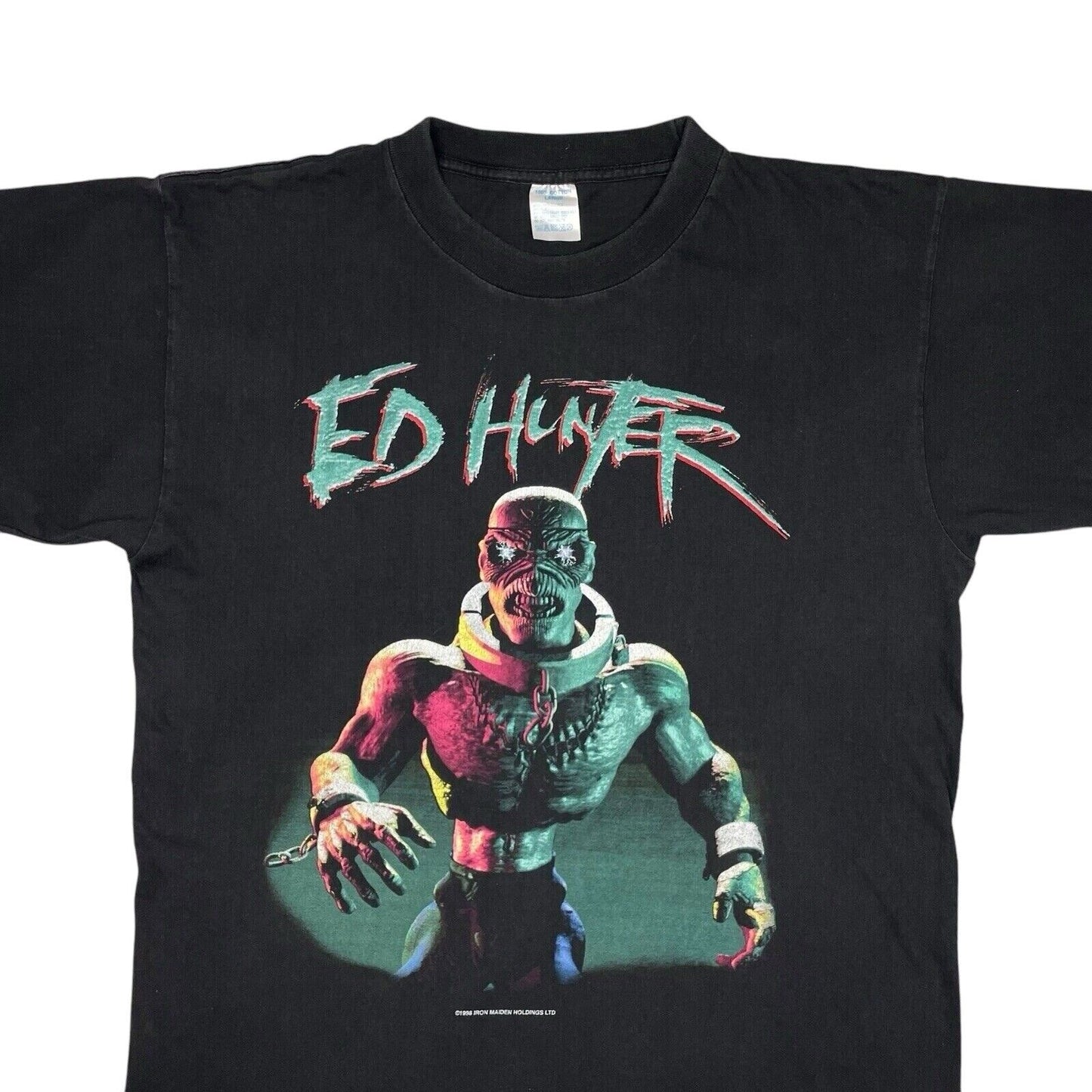 Vintage Iron Maiden Ed Hunter T-Shirt 90’s Mens Large Black
