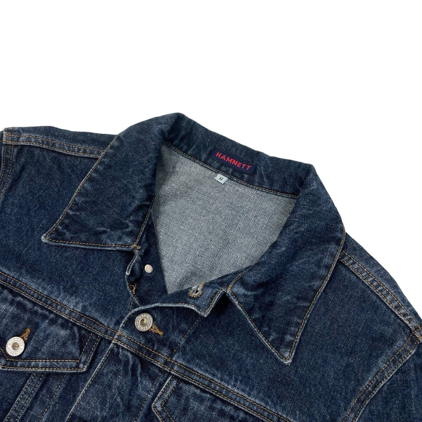 Vintage Hamnett By Katharine Hamnett Denim Jacket Mens Small Dark Blue