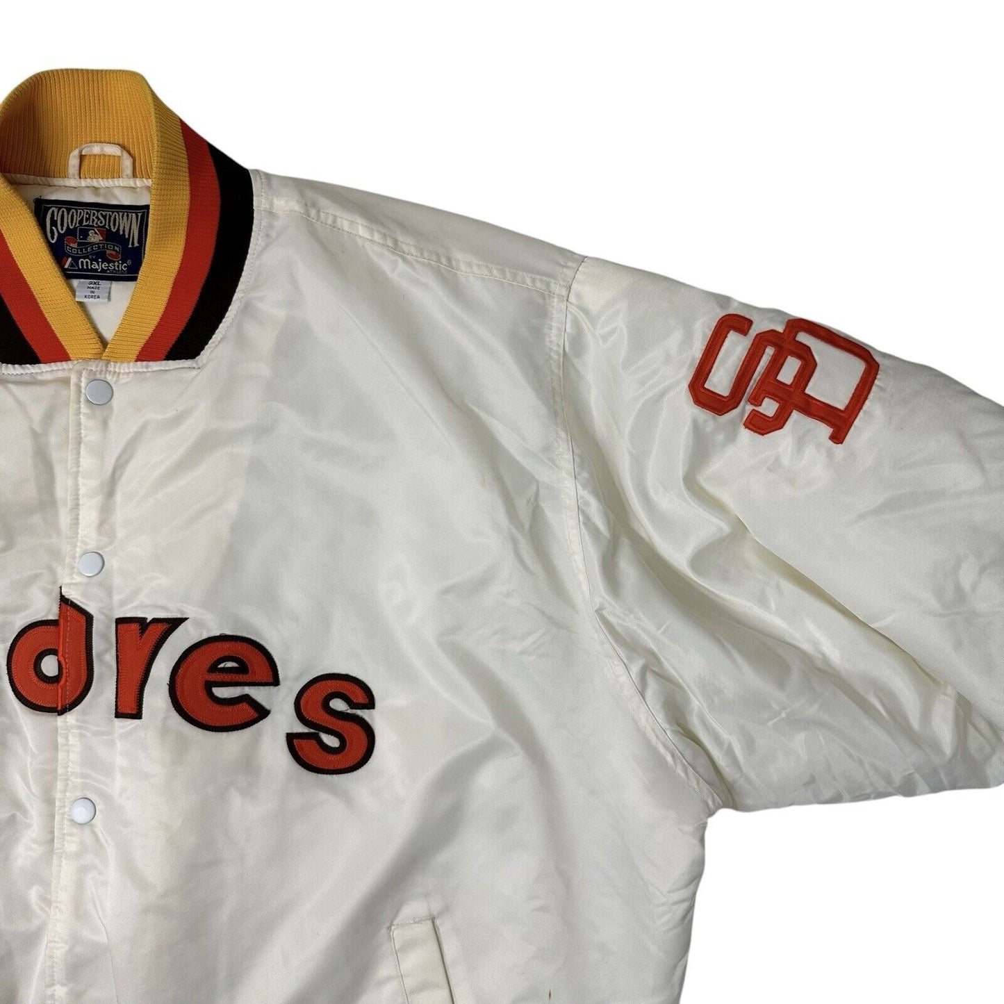 Vintage San Diego Padres Jacket Cooperstown Collection by Majestic Korea XXXL