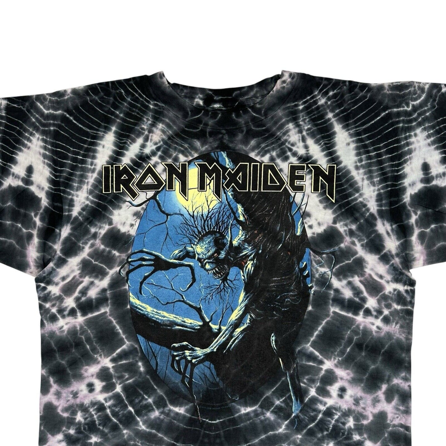Vintage Iron Maiden Fear of the Dark T-Shirt 90’s Single Stitch Mens Large Black