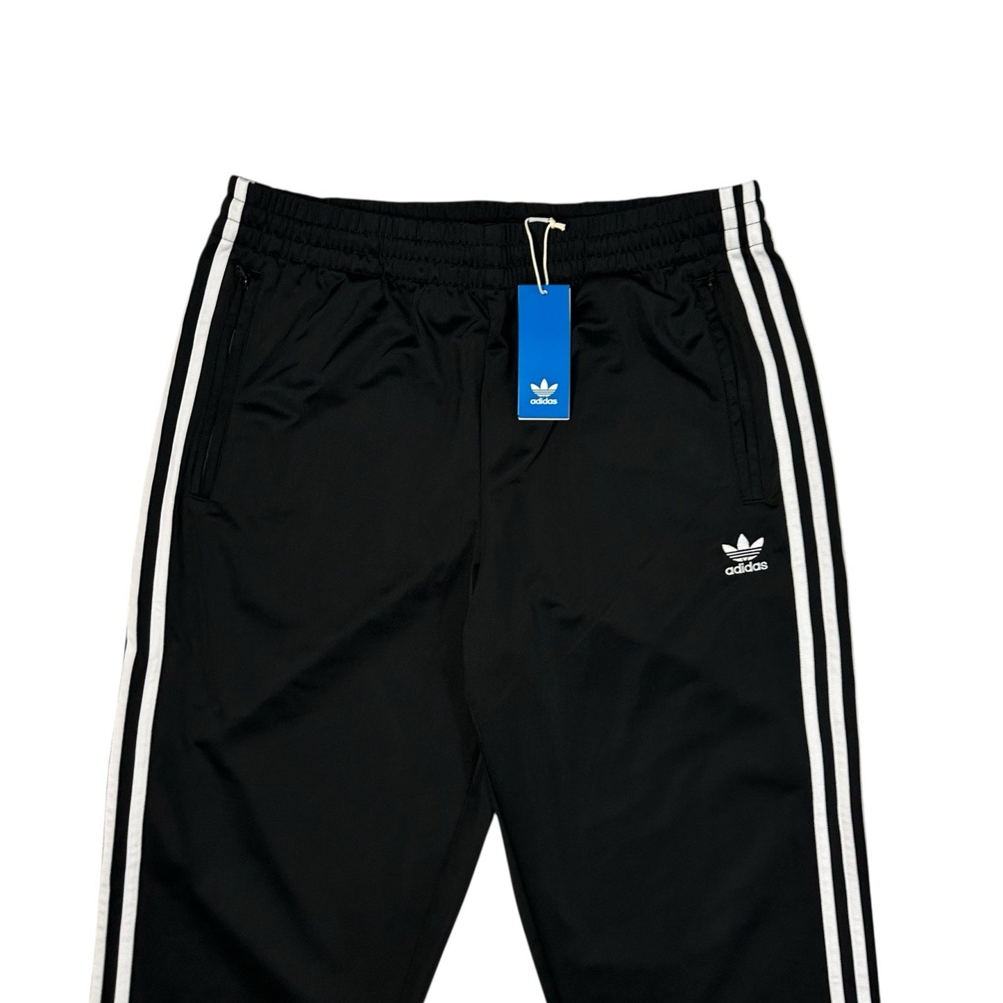NWT Adidas Firebird Track Pants Men’s Large Black Satin 2025