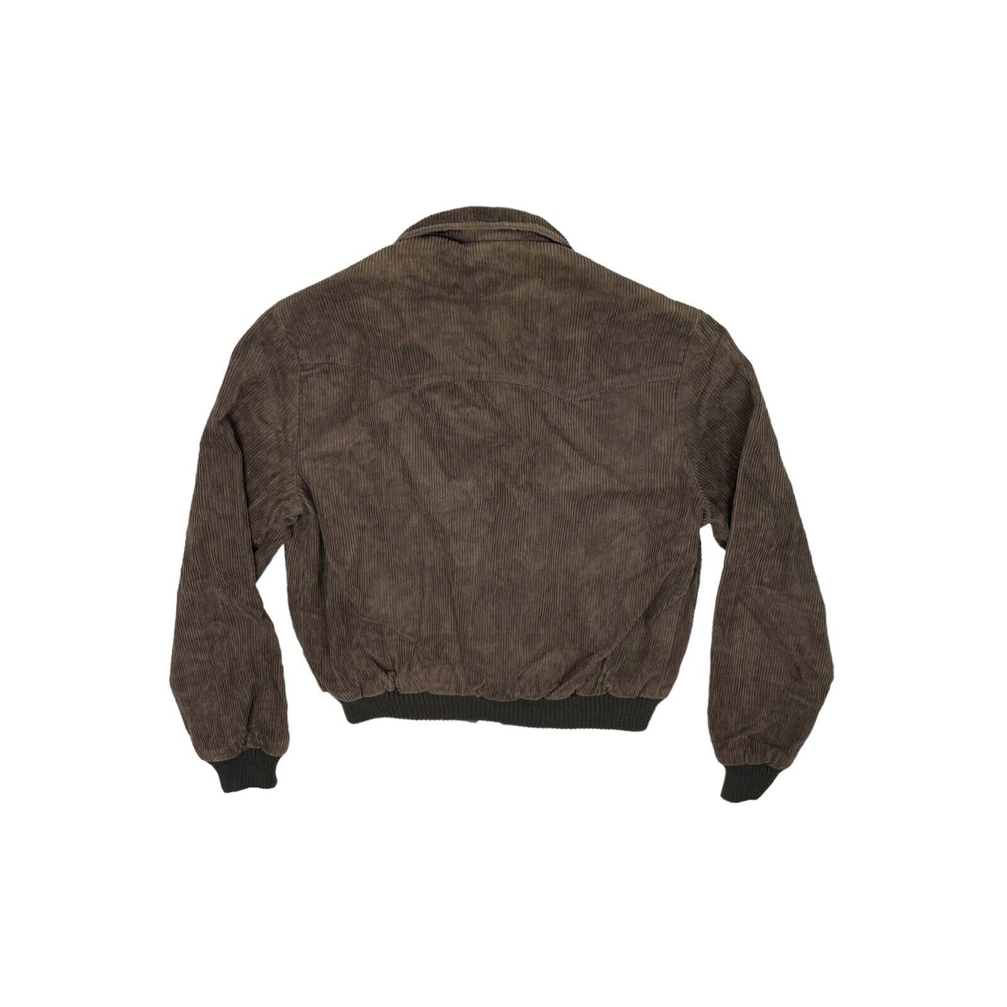 Vintage 70’s Bomber Jacket Men’s Small Brown Corduroy Made In England