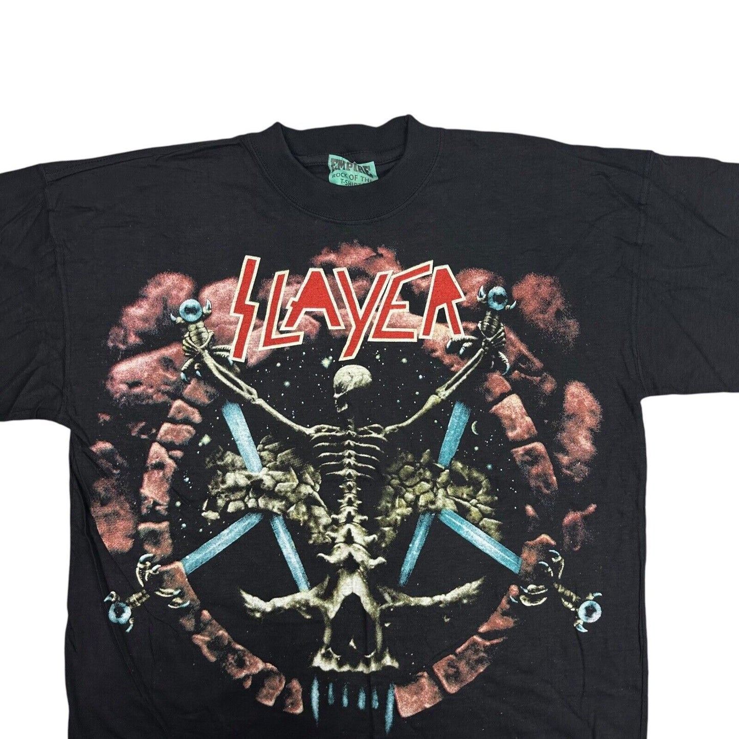 Vintage Slayer T-Shirt Men’s XL Black Long Sleeve Divine Intervention Graphic