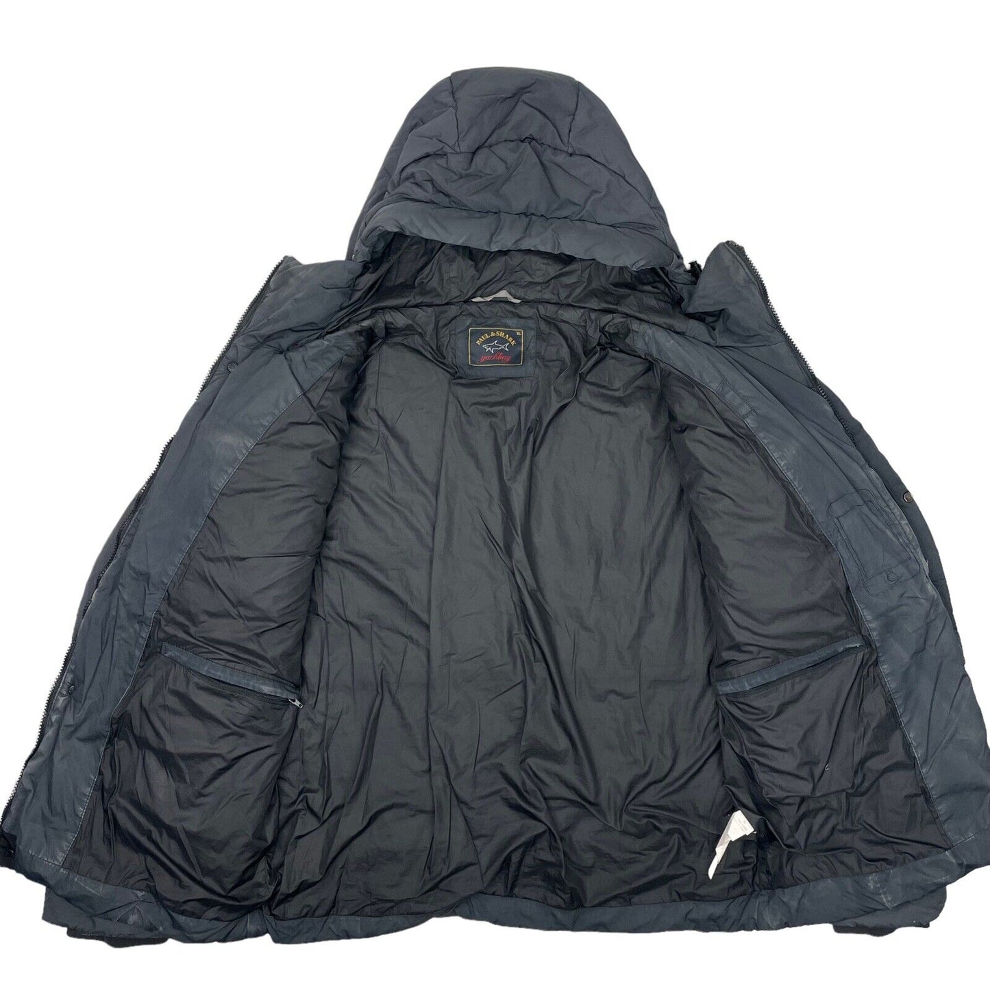 00’s Paul And Shark Padded Puffer Jacket Black Mens XL