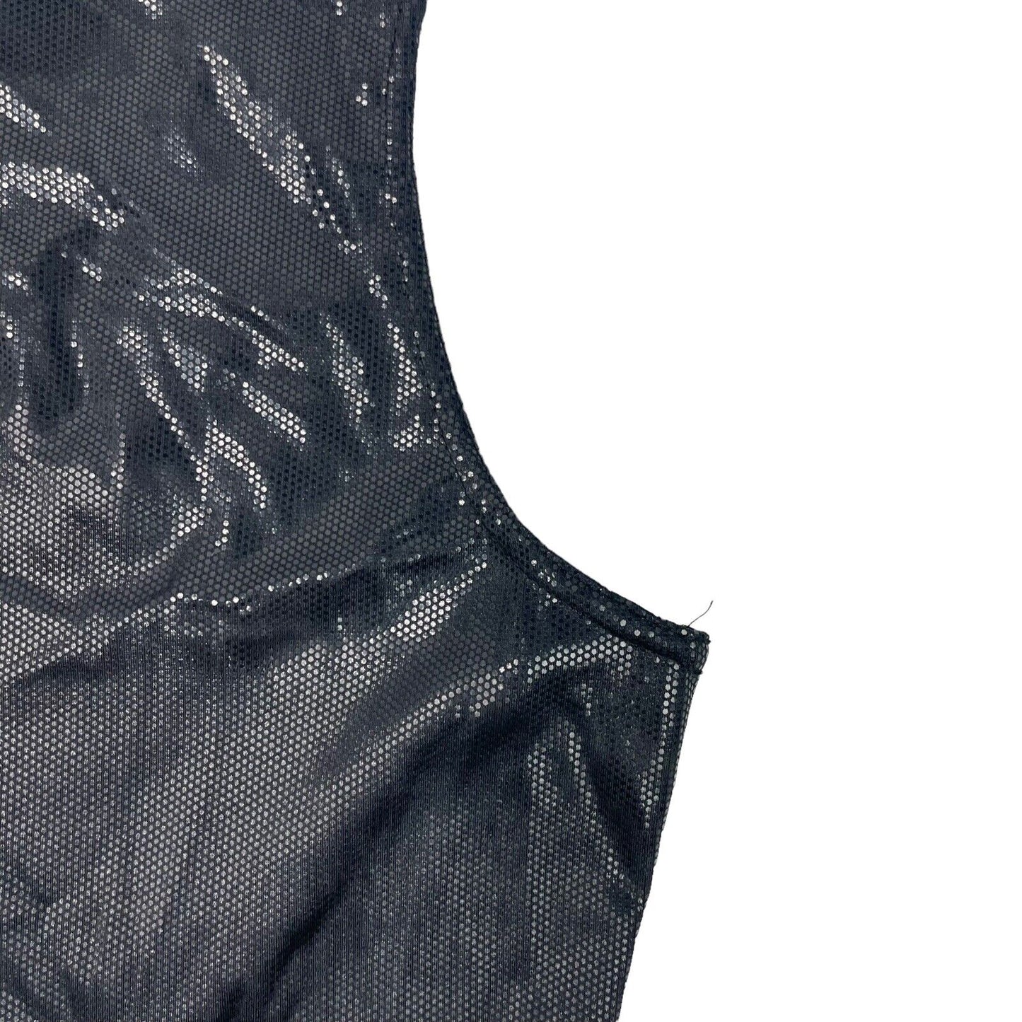 Vintage Versace Jeans Couture Slim Dress Black With Shimmer Women’s XS