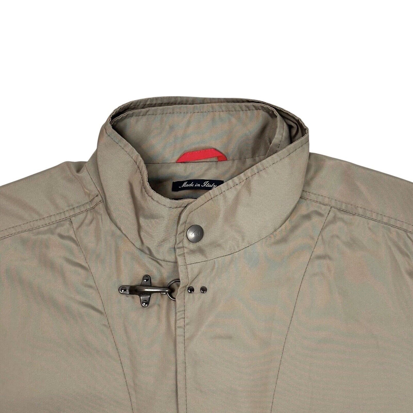 00’s Fay Utility Jacket Beige Men’s XXXL Slim Fit Made In Italy