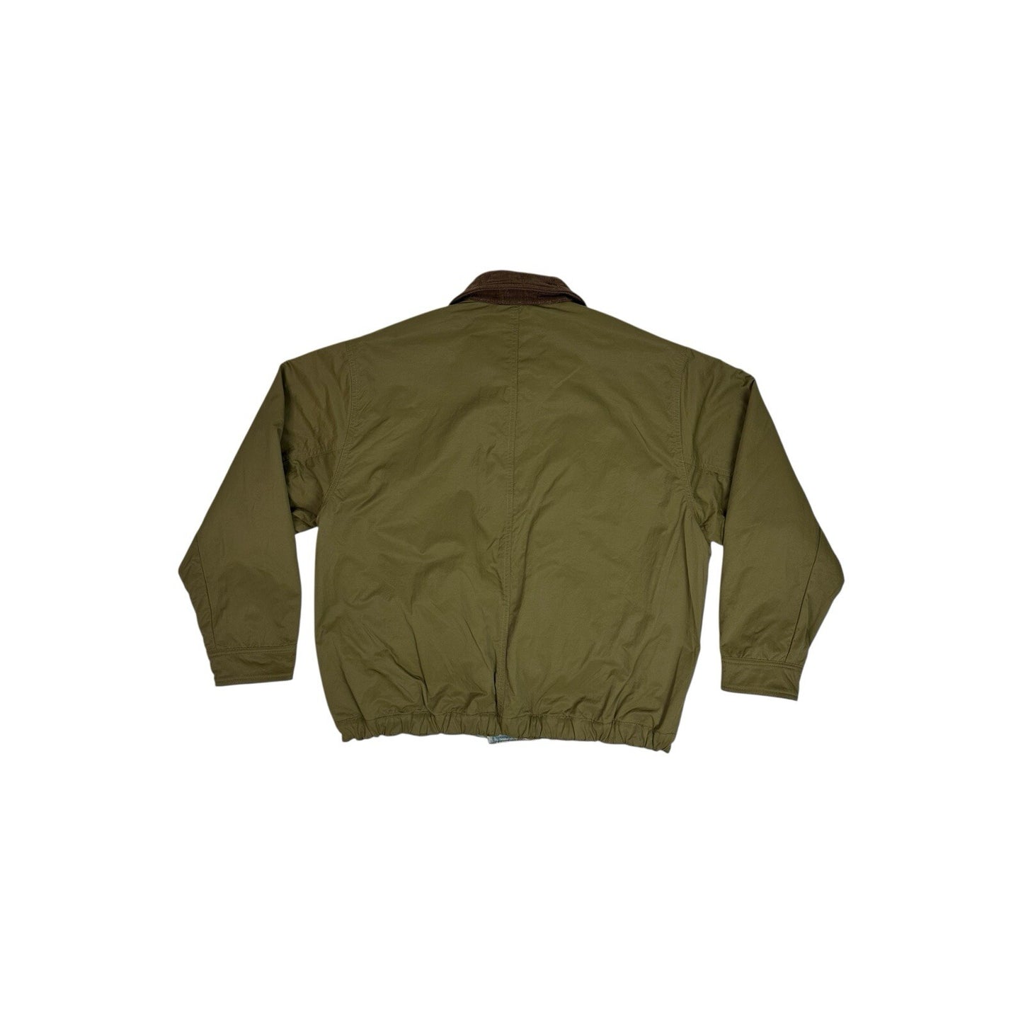 UOOYAA Reversible Oversized Jacket Medium Denim And Khaki Green