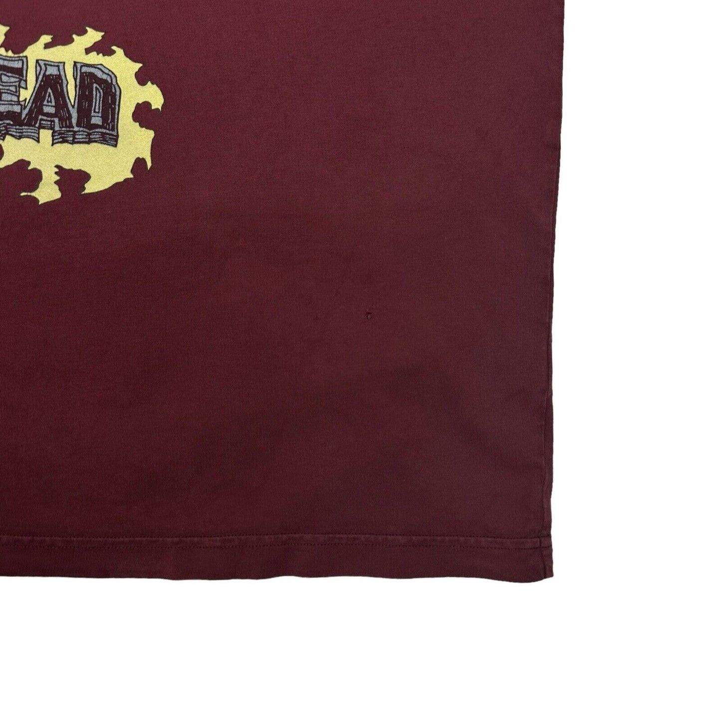 Brain Dead x Marvel Shang Chi T-Shirt Mens Large Red Burgundy Graphic Print