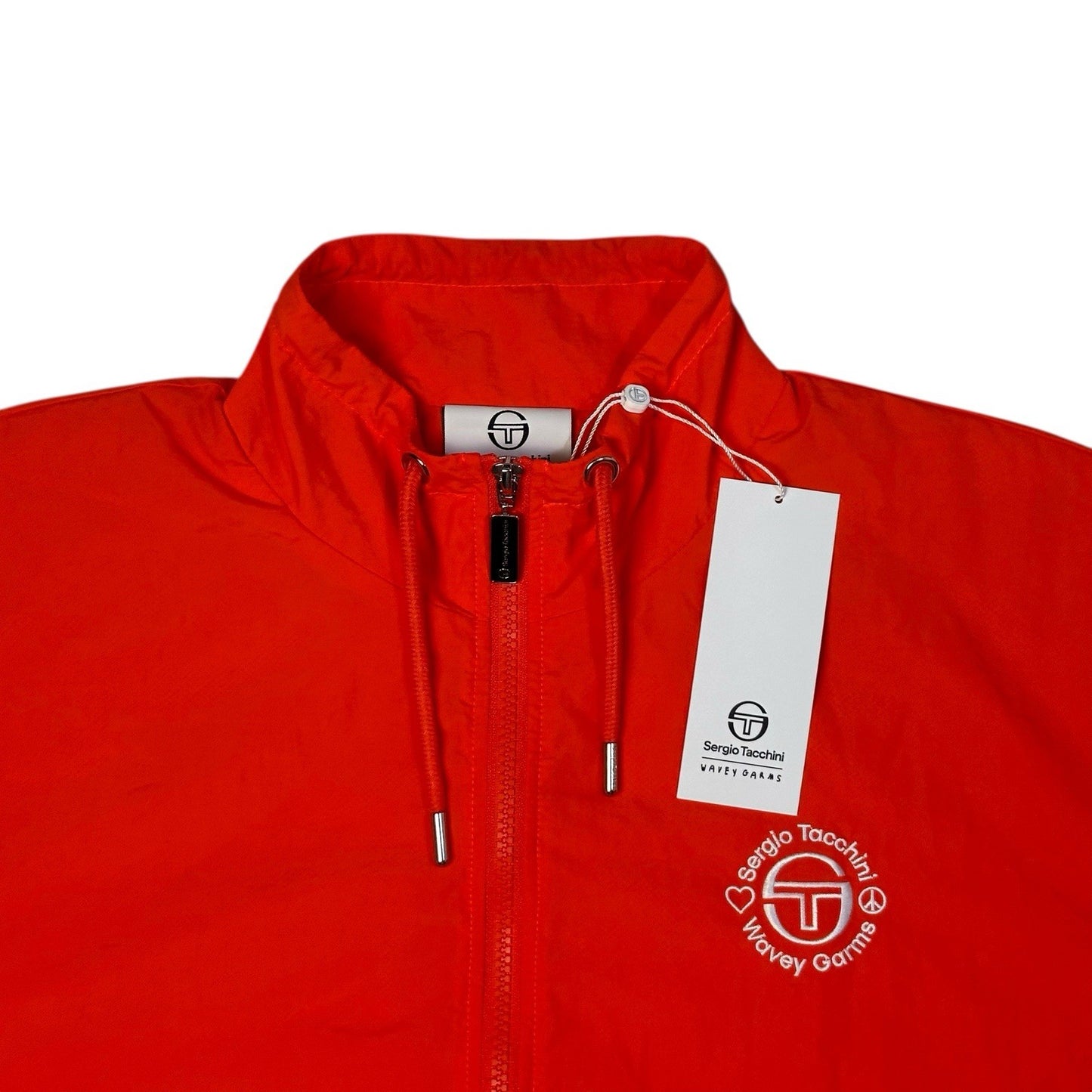 NWT Sergio Tacchini x Wavey Garms Shell Jacket Orange Men’s Medium