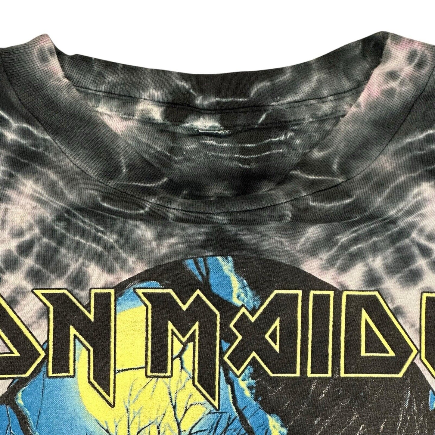 Vintage Iron Maiden Fear of the Dark T-Shirt 90’s Single Stitch Mens Large Black