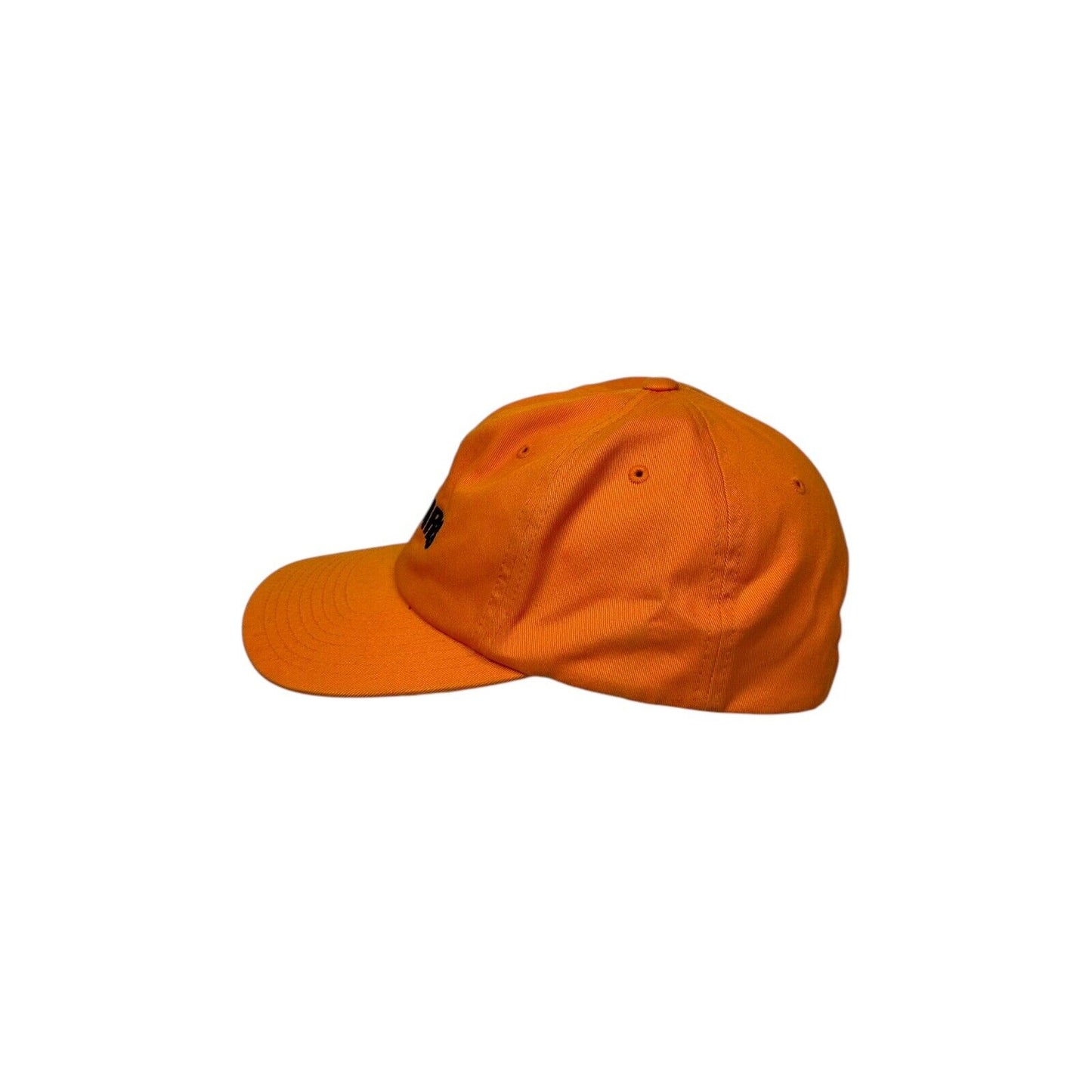 Pleasures Power Logo Hat Orange Snapback Embroidered Logo