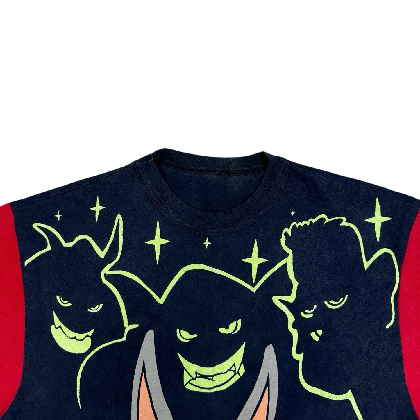 Vintage Space Jam T-Shirt Graphic Print Men’s Small Navy Blue And Red