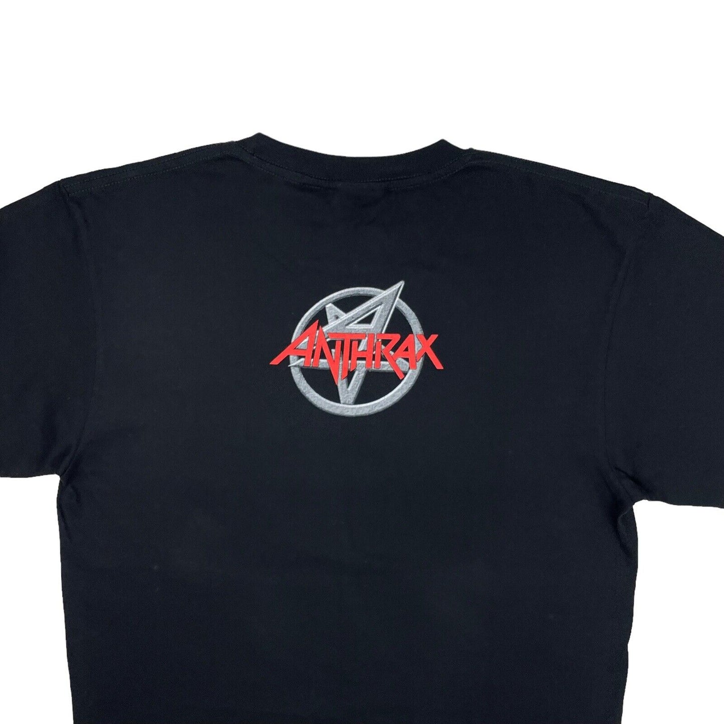 00’s Anthrax T-Shirt Mens Large Black Deadstock