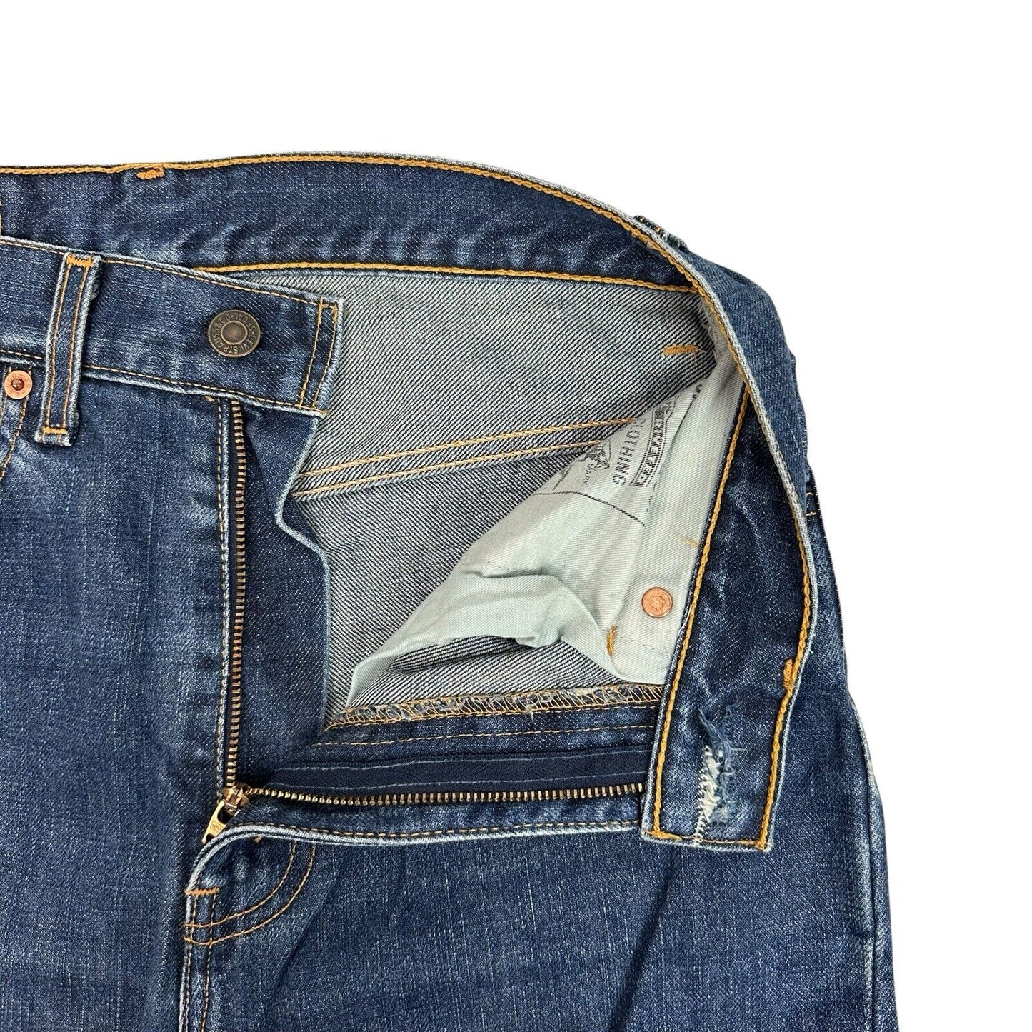 Vintage Levi’s 544 Blue Denim Cropped Jeans 30w 22l Women’s