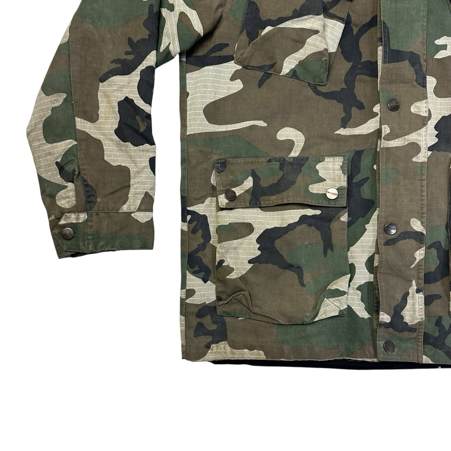 Vintage Carhartt Camo Utility Jacket Men’s Medium Hooded Camouflage