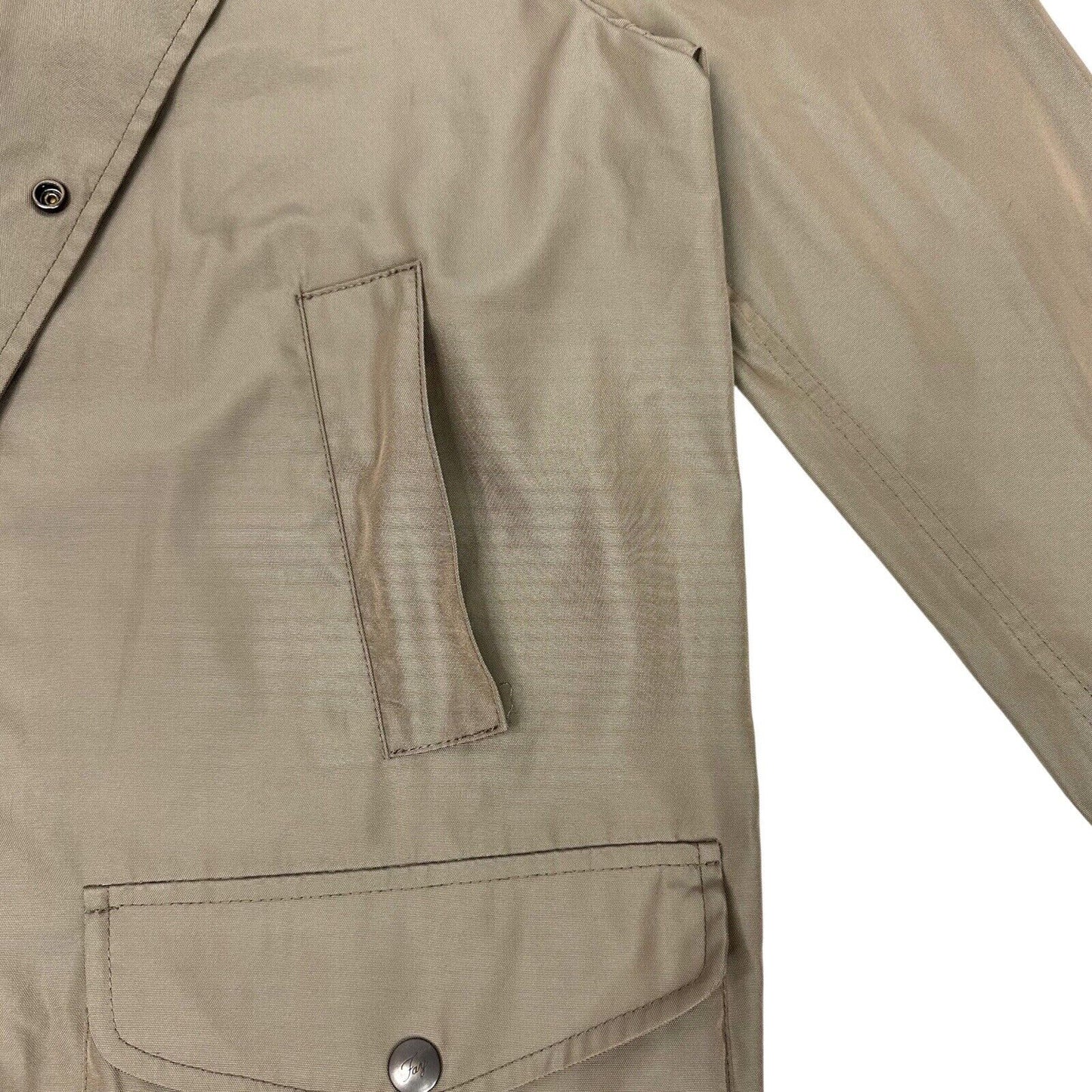 00’s Fay Utility Jacket Beige Men’s XXXL Slim Fit Made In Italy