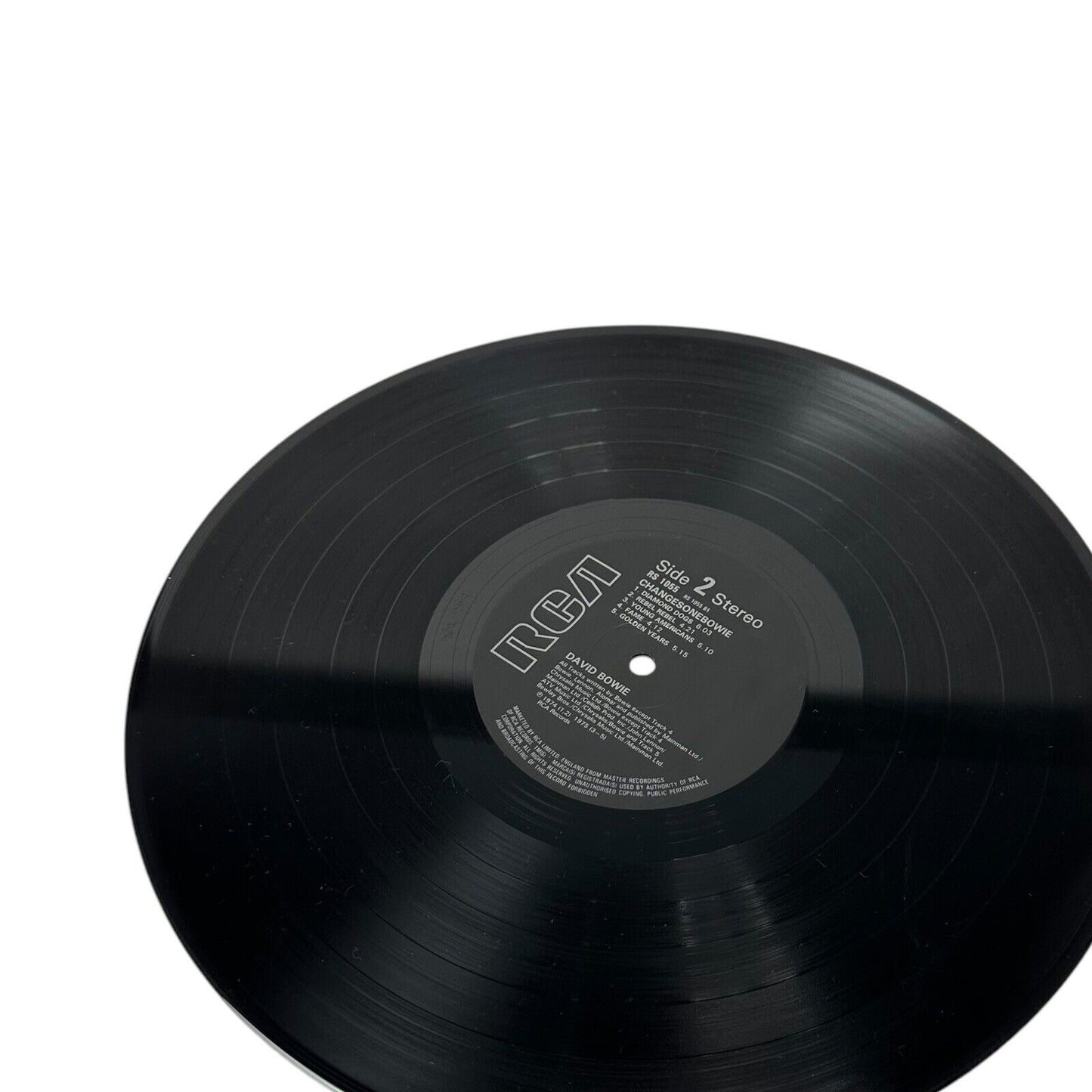1982 David Bowie Changes Two Vinyl Made In England