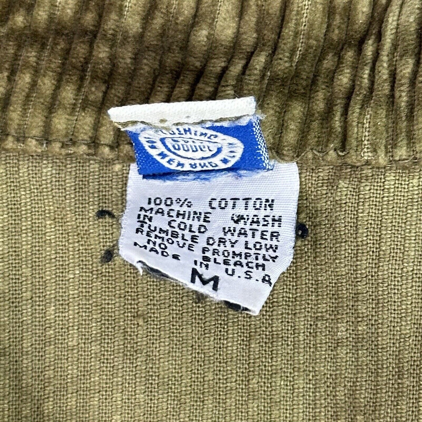 Vintage L.A. Blues Corduroy Shirt Men’s Medium Brown Made In USA