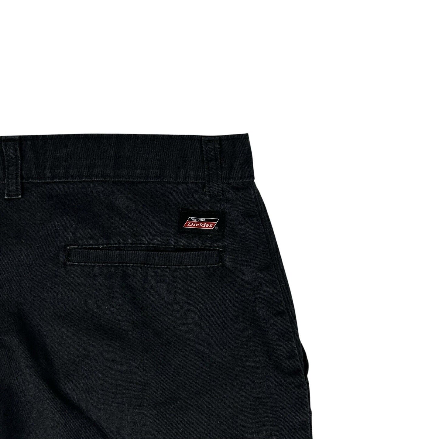 Vintage Dickies Black Cargo Trousers Mens 34w 30l Relaxed Straight Leg