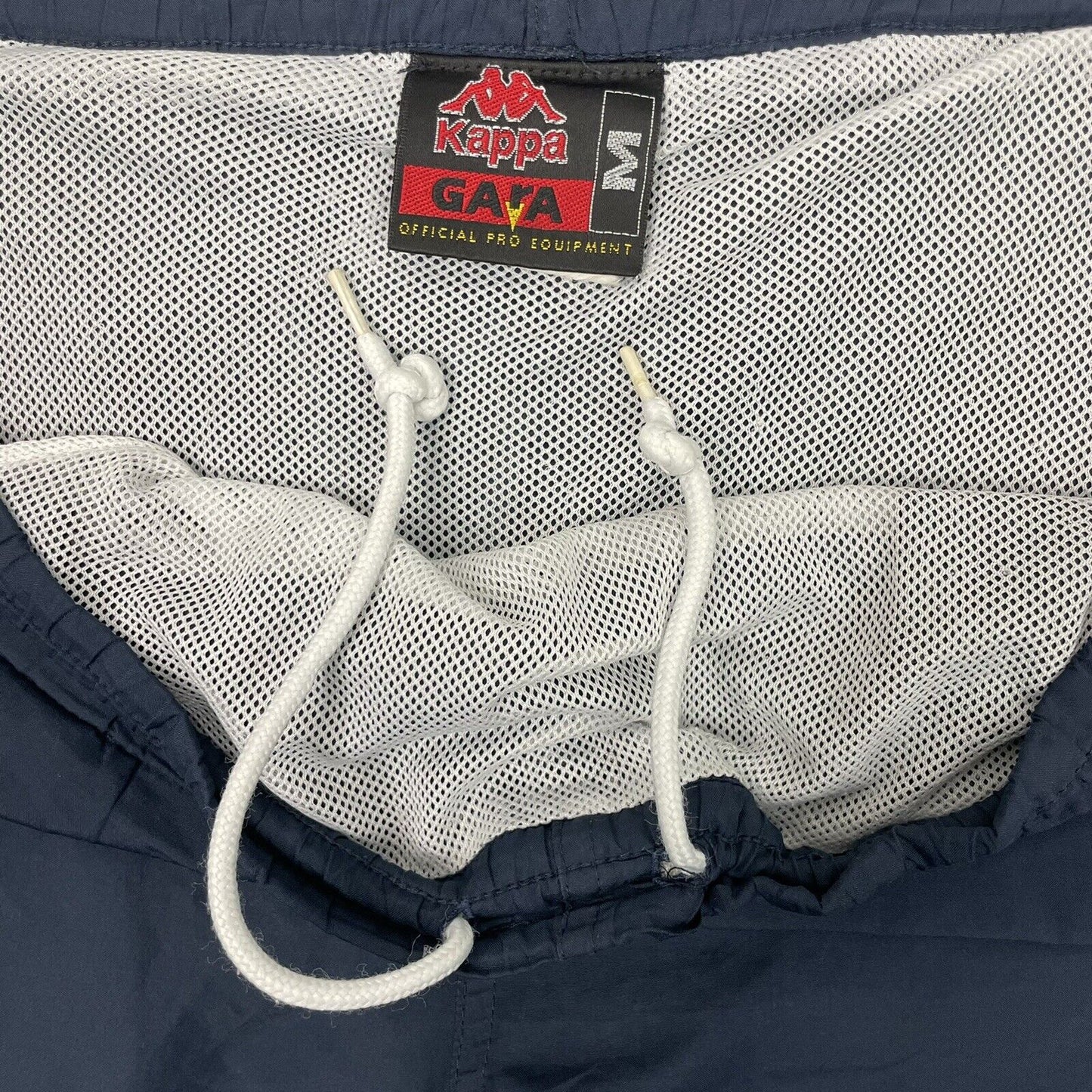 Vintage Kappa Sport Shorts Navy Blue Mens Medium 90’s Sportswear Embroidered