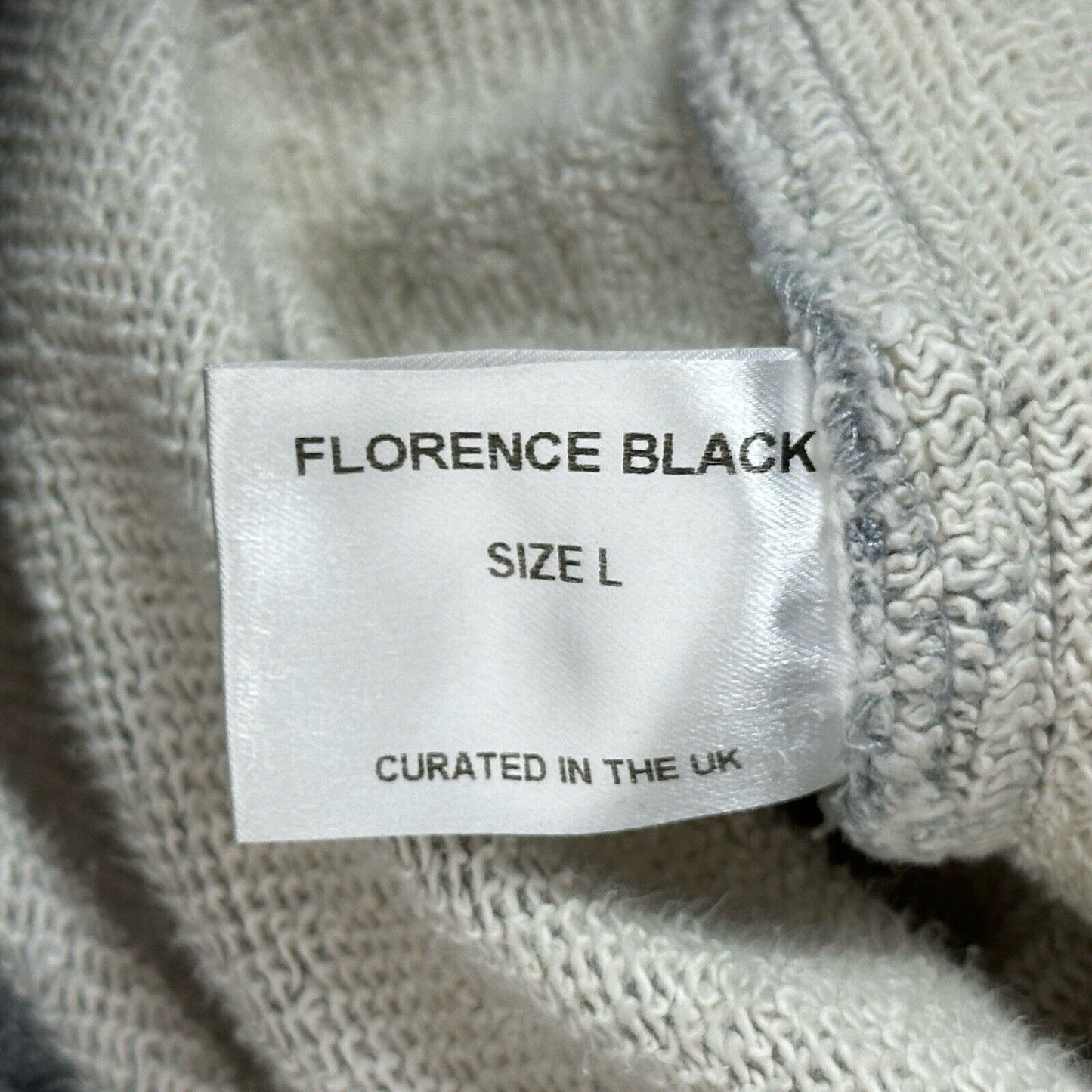 SS22 Florence Black Essential Grey Sweatpants Unisex Men’s Large Made In UK