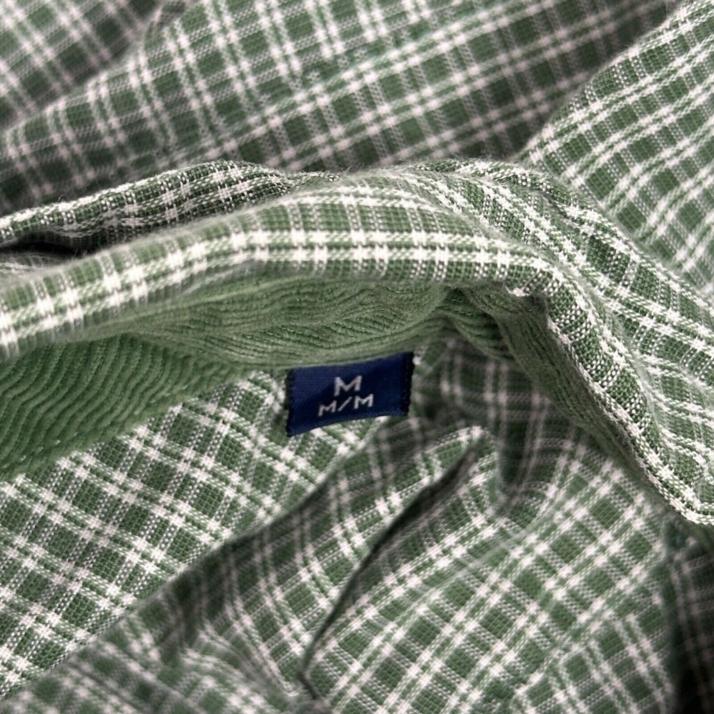 Vintage Tommy Hilfiger Check Shirt Medium Green