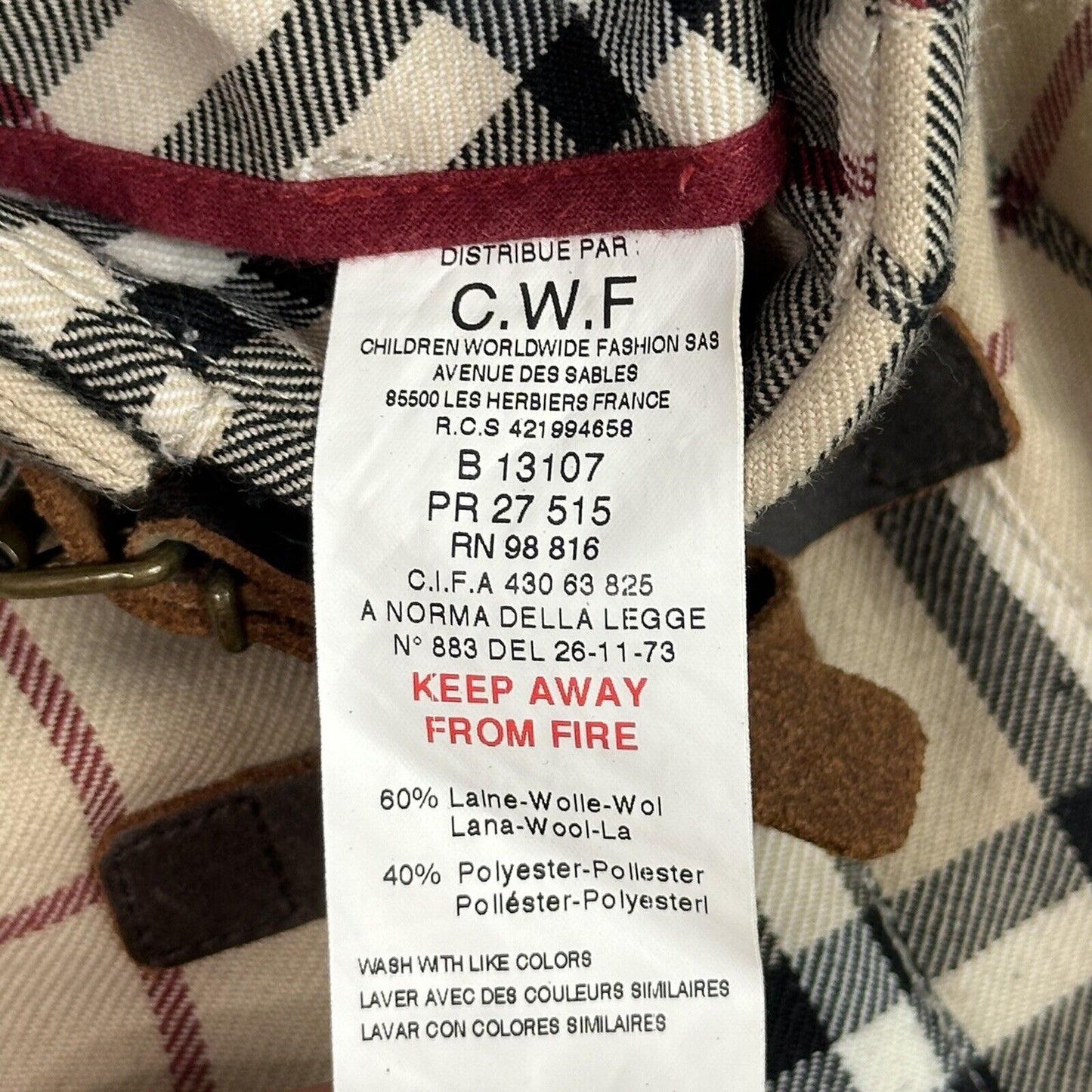 Burberry Girls Skirt Nova-Check Age 8 Multicoloured