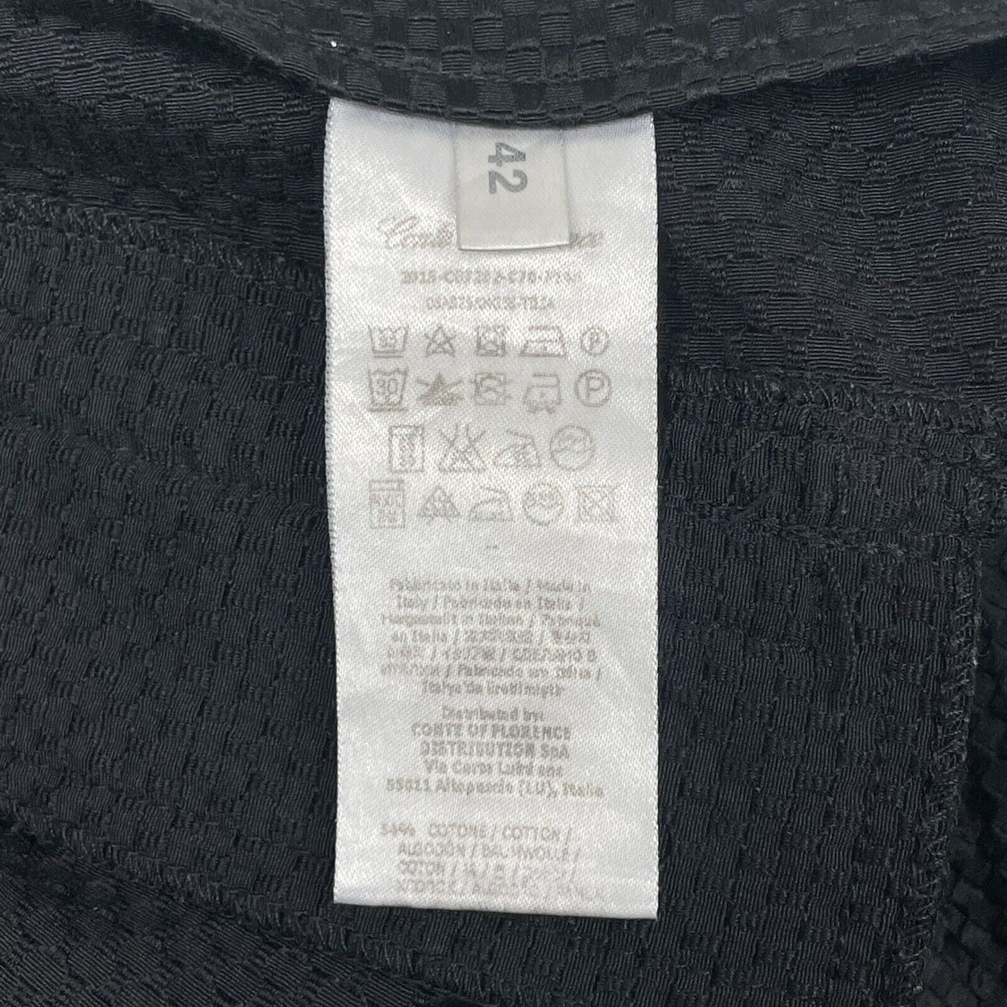 Conte Of Florence Mini Skirt Black 28w 18l Made In Italy