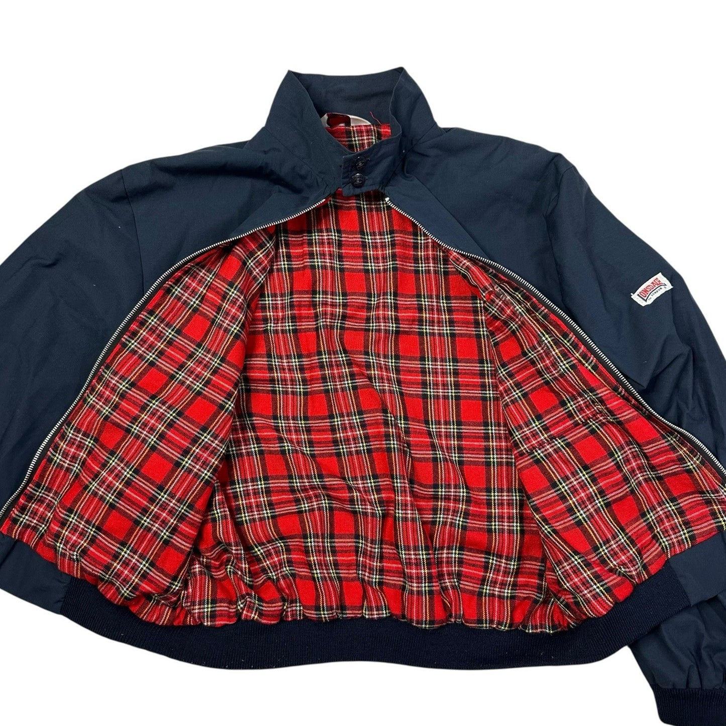 Vintage Lonsdale Harrington Jacket Men’s XL Navy Blue Made In England