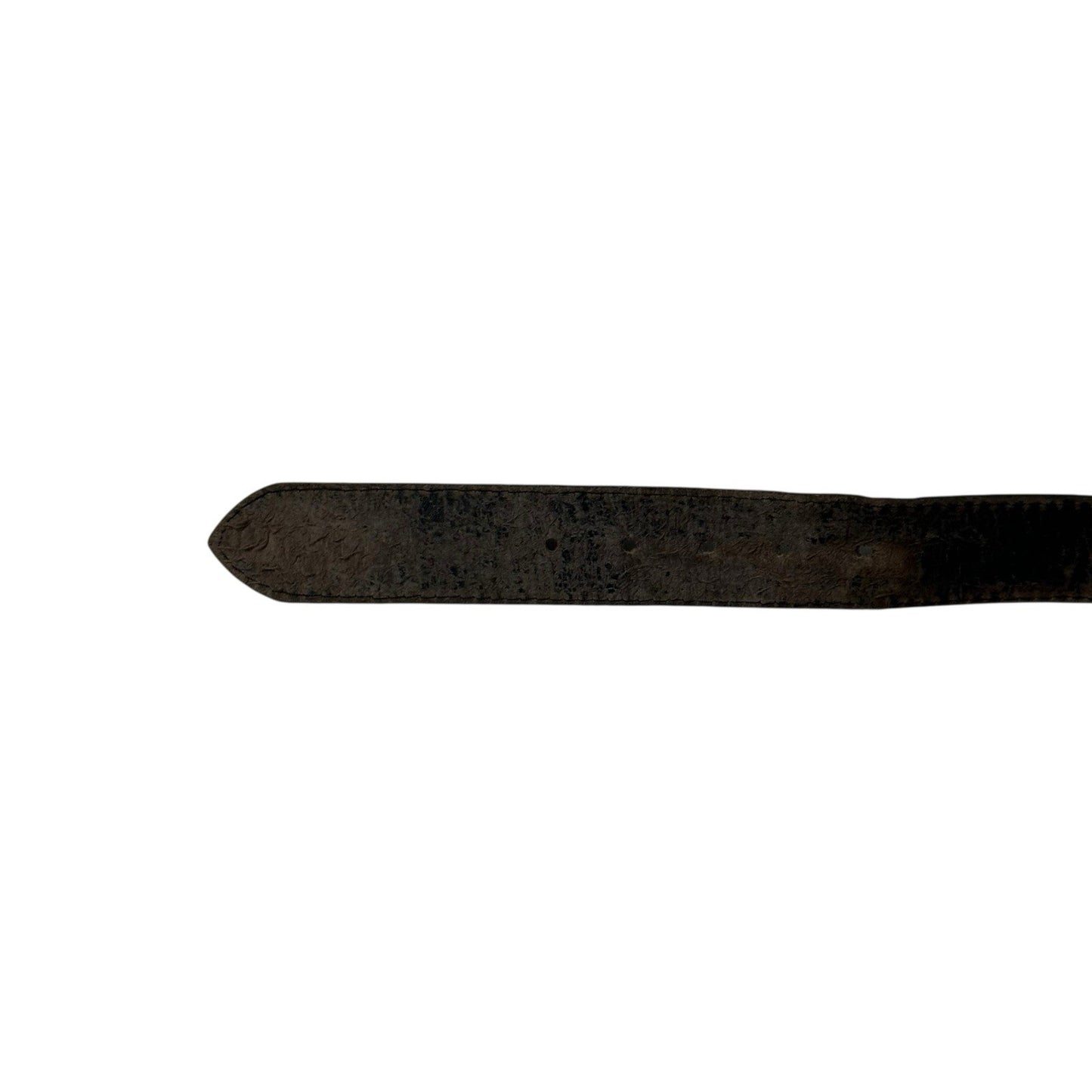 Vintage Diesel Leather Belt Black Embossed Detail