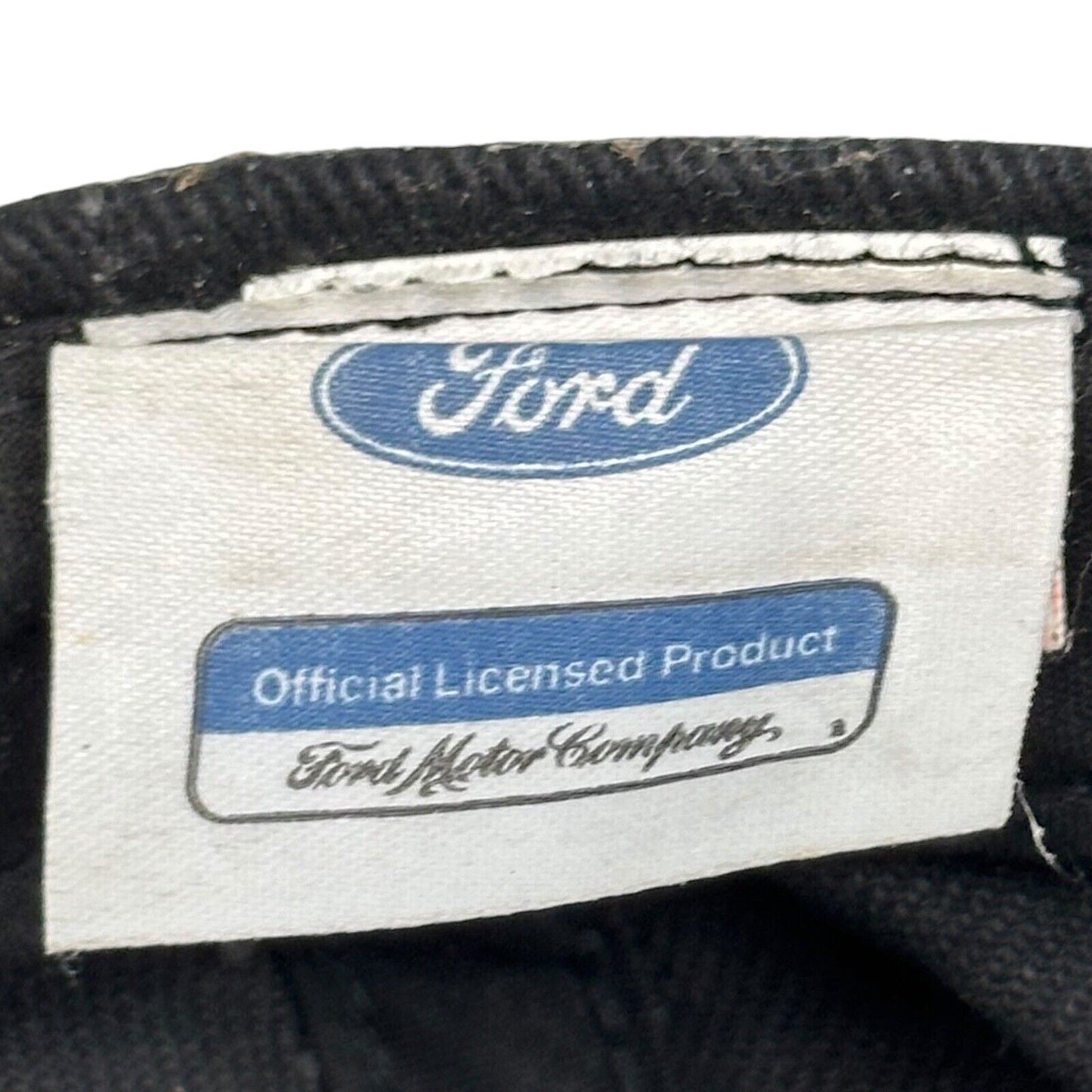 Vintage Ford Masters Cap Embroidered 90’s Black And Red Cap Suede Adjustable