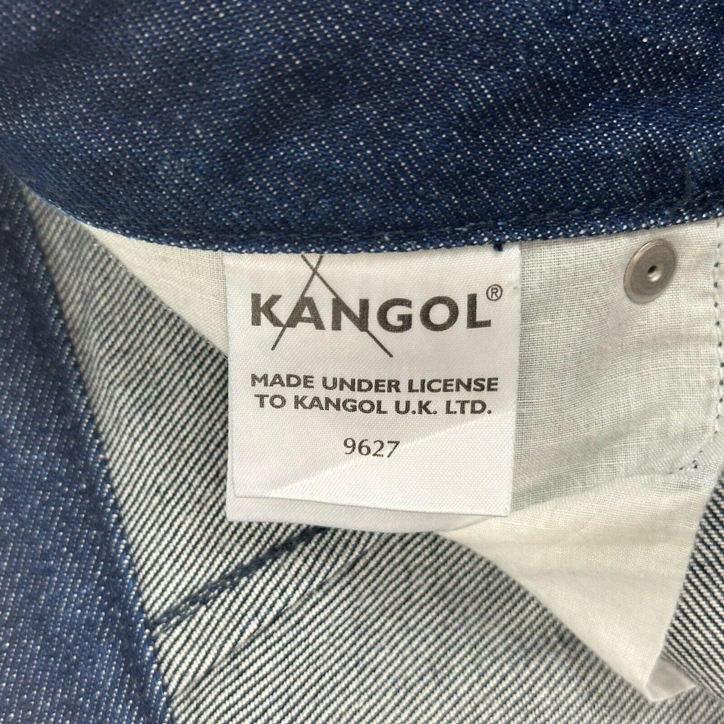 Vintage Kangol Skirt Dark Blue Denim Womens 30w