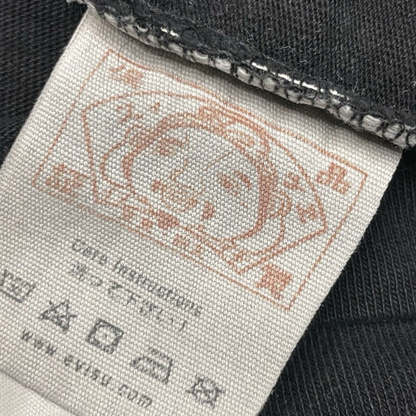 Vintage 00’s Evisu T-Shirt Mens Medium Black All Over Graphic Print