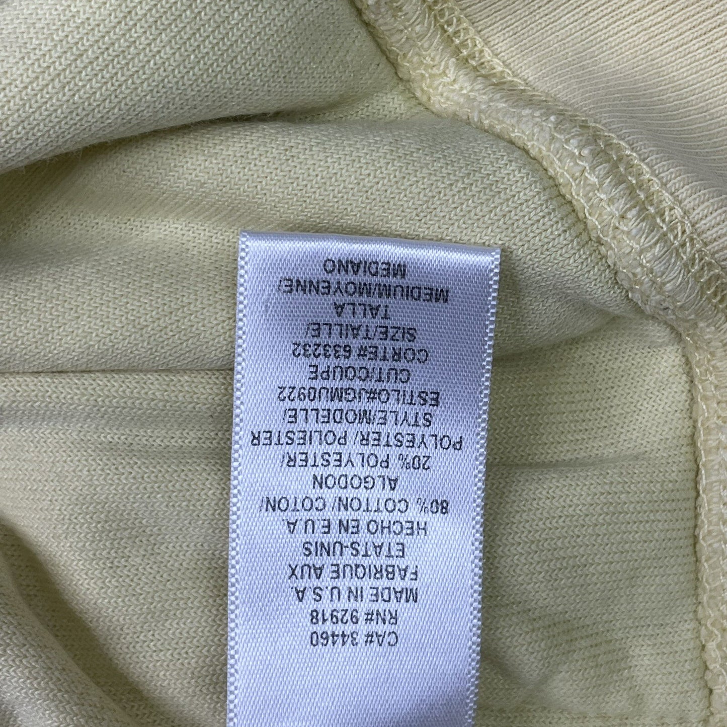 Vintage y2k Juicy Couture Yellow Hoodie Women's Medium Made In USA Juicy Splendour Rare