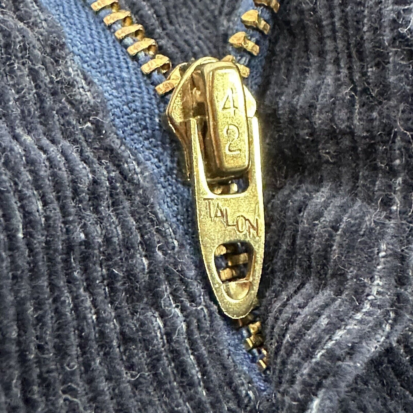 70’s Vintage Levi’s 527 Corduroy Trouser 26w 31l Navy Made In UK Talon Zipper