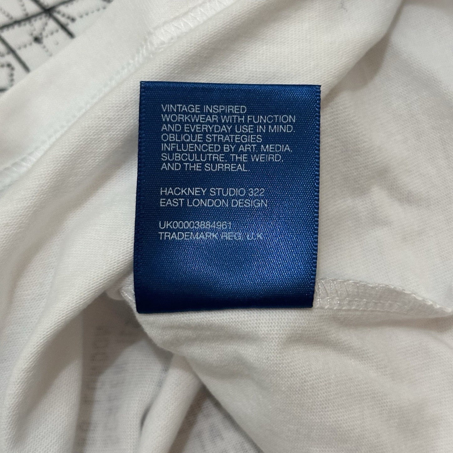 NWT SCRT x Nothing MOSF T-Shirt Men’s Small White Boxy Fit Graphic Print