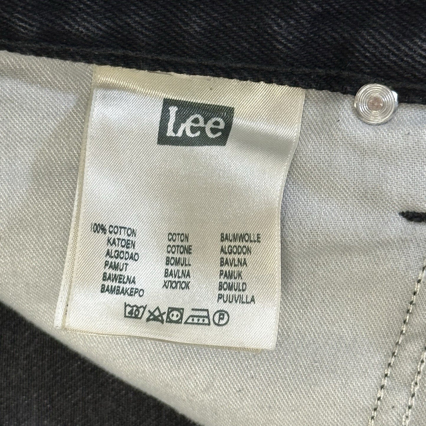 Vintage Lee Jeans Brooklyn Comfort 34w 32l Black