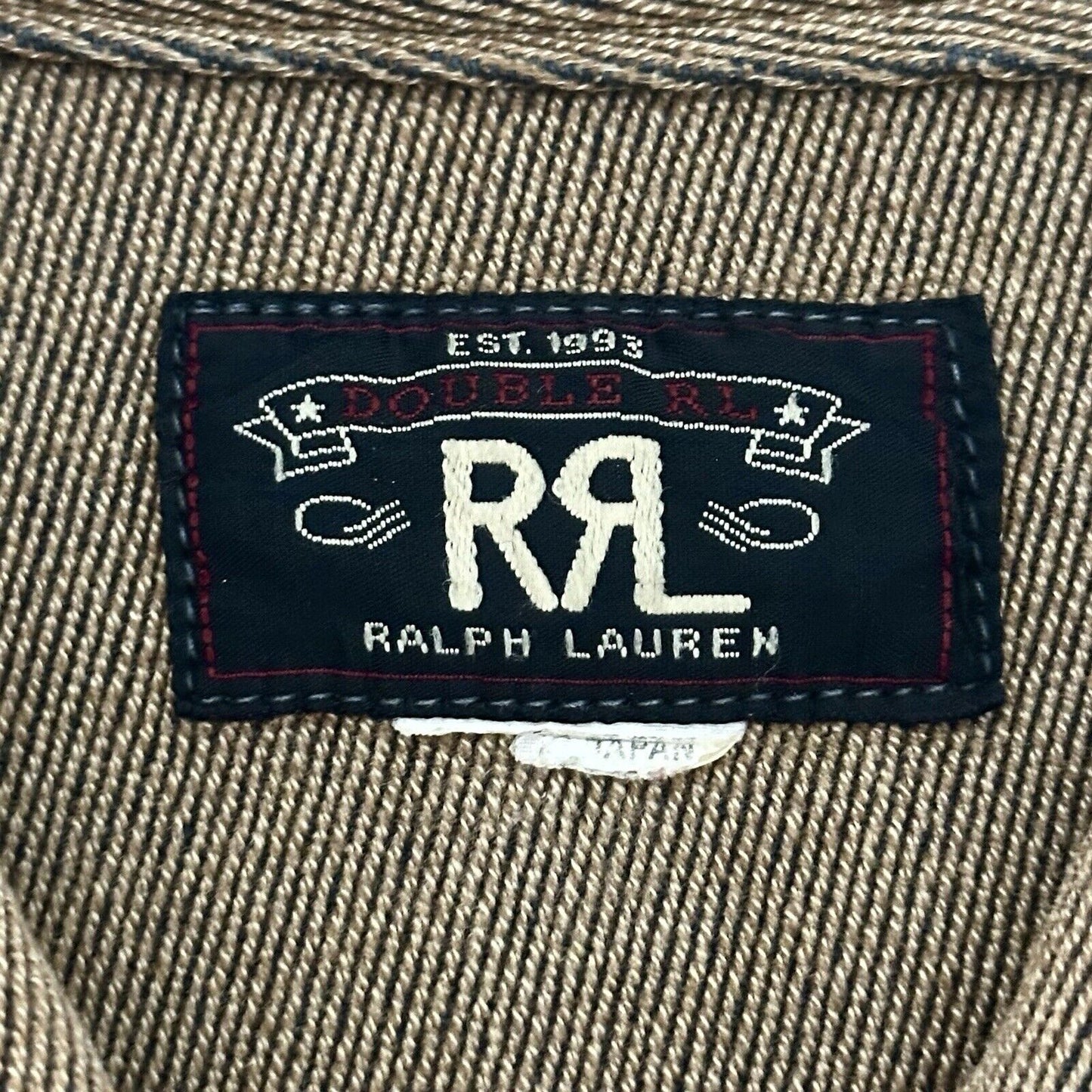 Vintage RRL Made In Japan Brown Jacket Double RL Ralph Lauren Mens Large