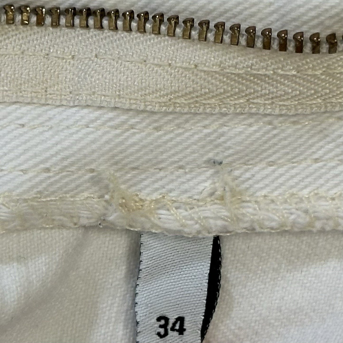 Vintage Calvin Klein Jeans White 34w 31l Made In USA