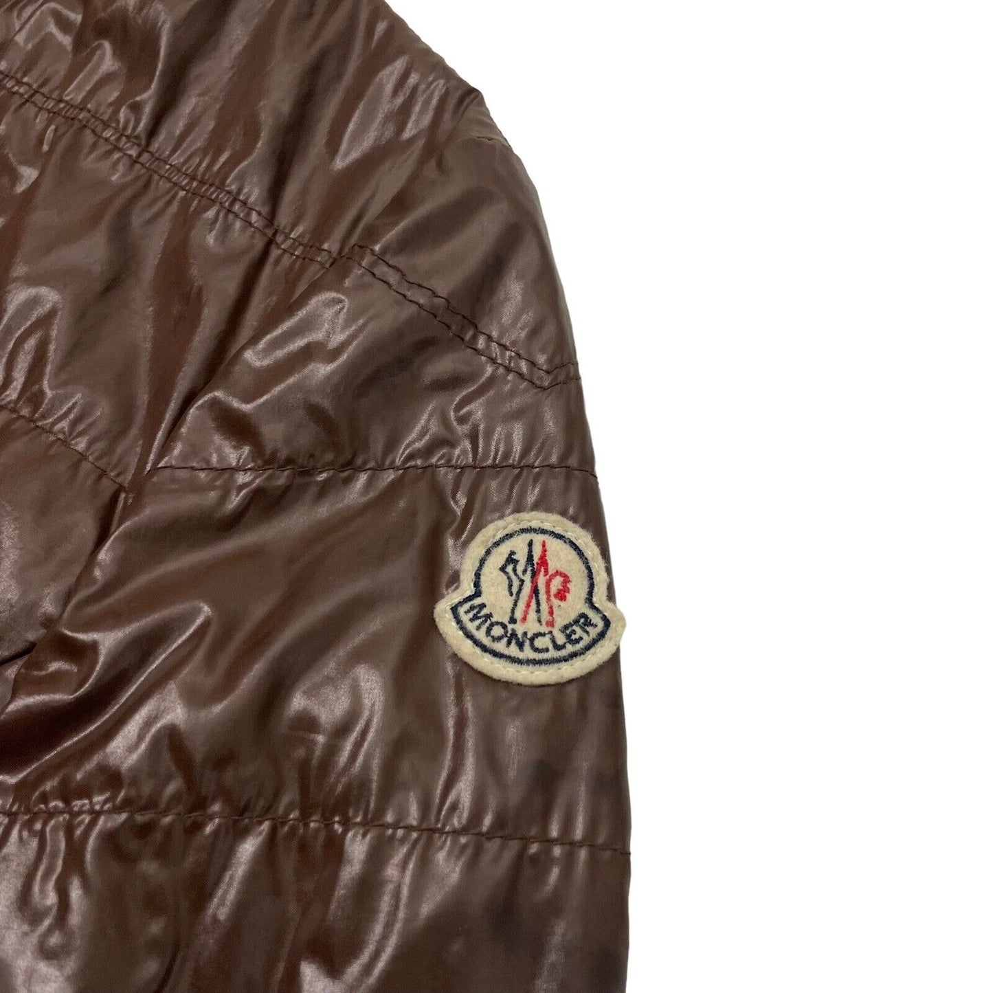 00’s Moncler Alexandrine Nylon Jacket Women’s Medium Brown