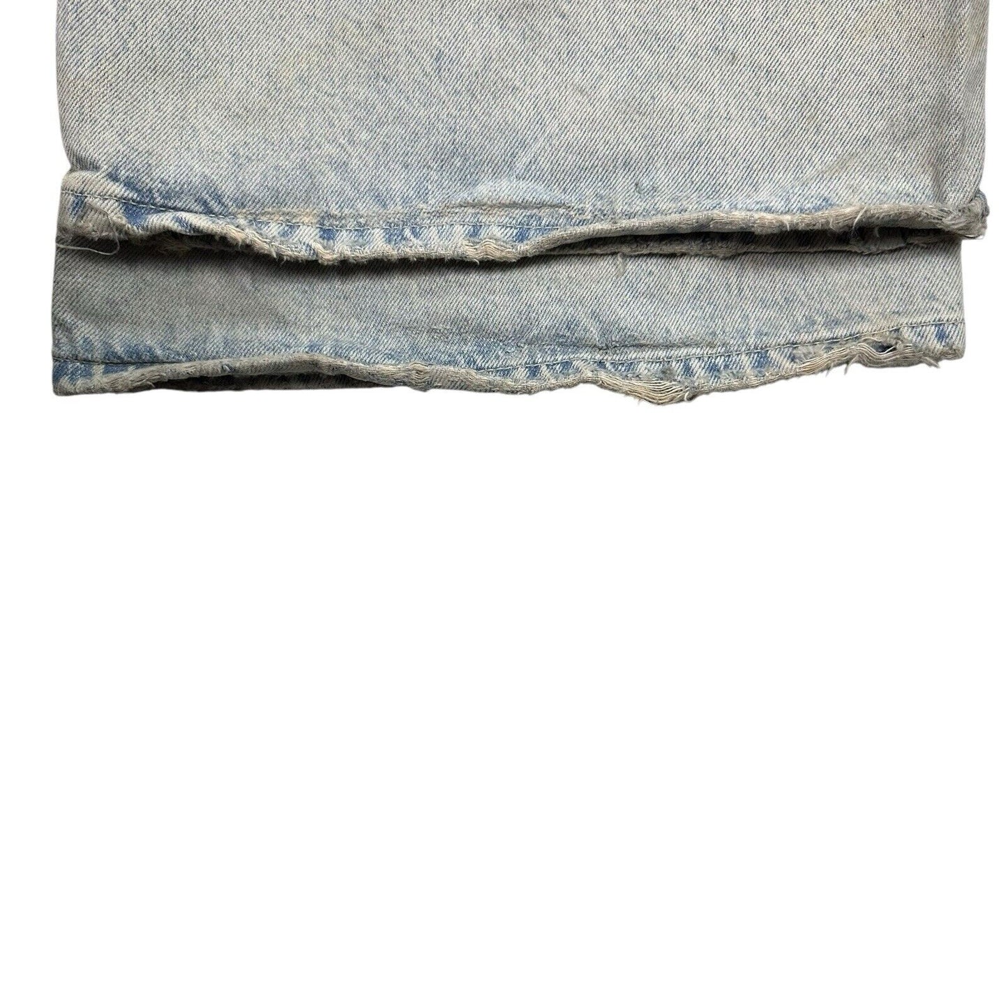 Zara Oversized Baggy Jeans Men’s 32w 30l Faded Blue Distressed