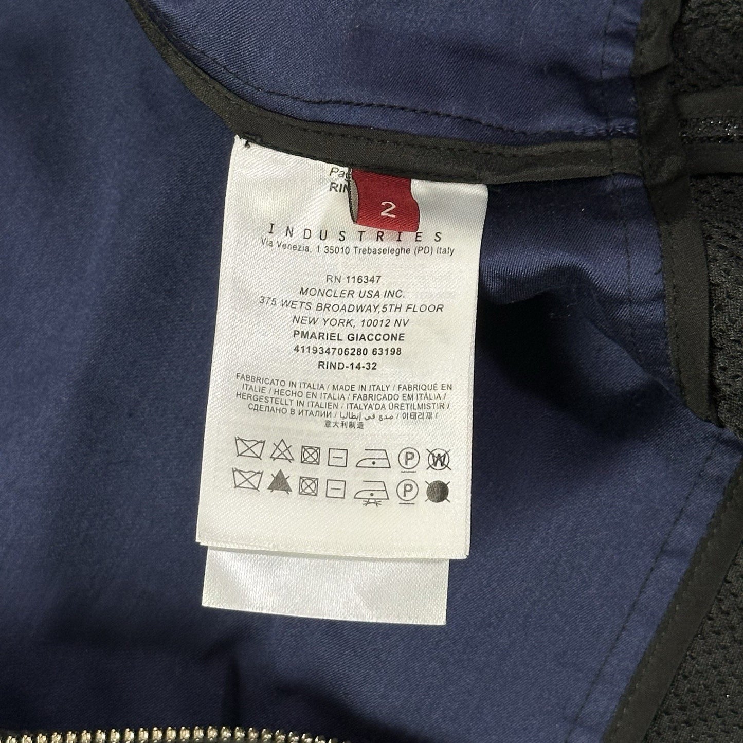 AW12 Moncler Gamme Rouge Jacket Women’s Medium Navy Blue Made In Italy Size 2