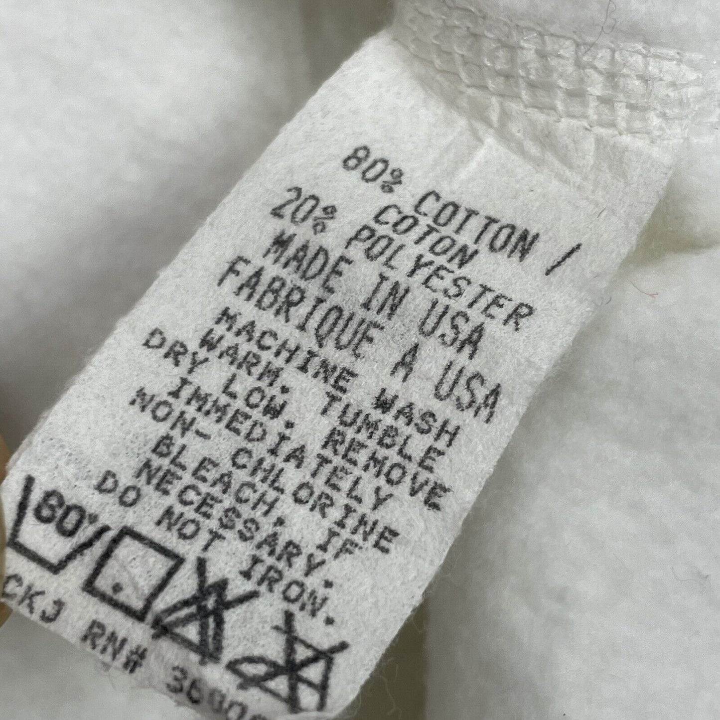Vintage Calvin Klein White Crew Neck Jumper Embroidered Mens Medium Made In USA