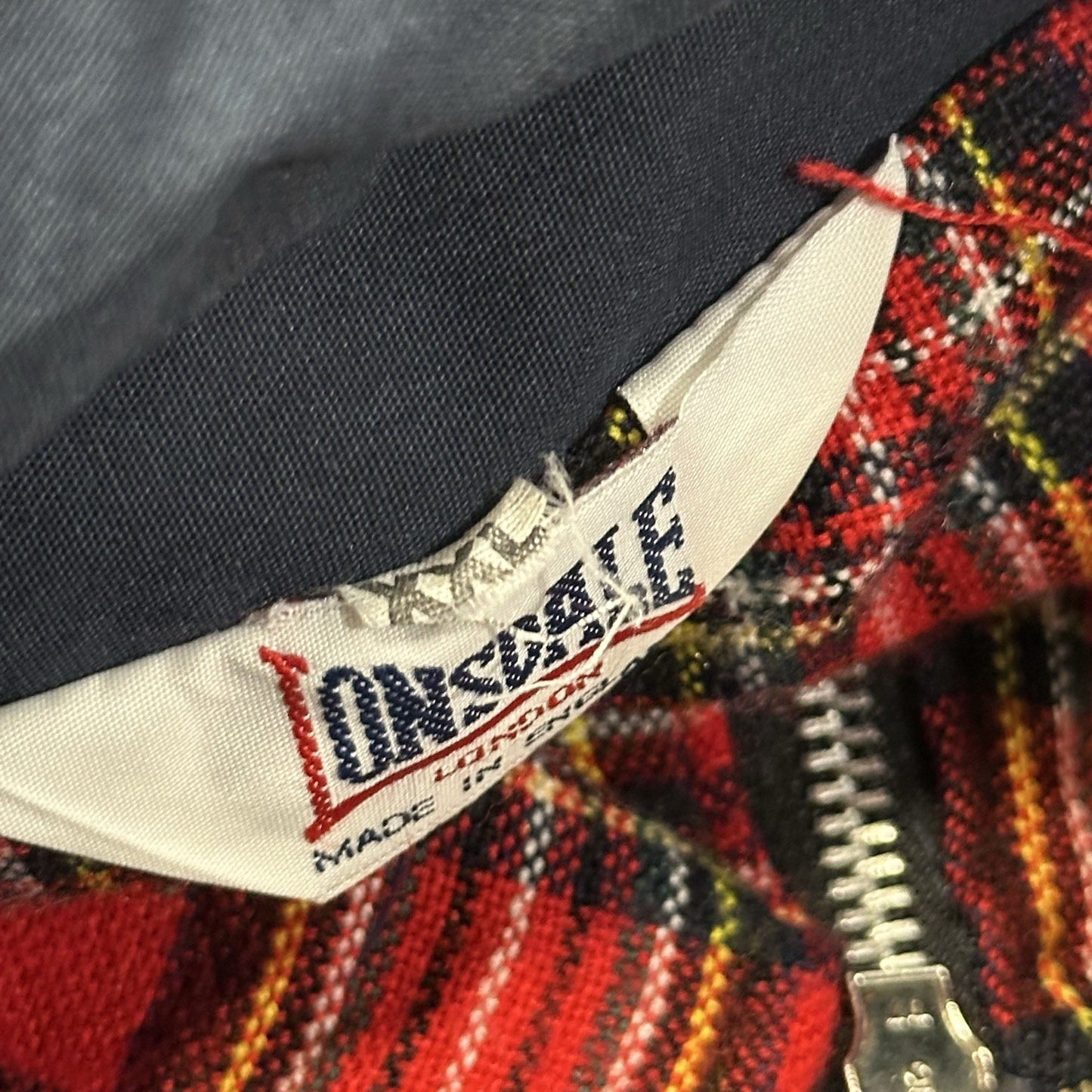Vintage Lonsdale Harrington Jacket Men’s XL Navy Blue Made In England