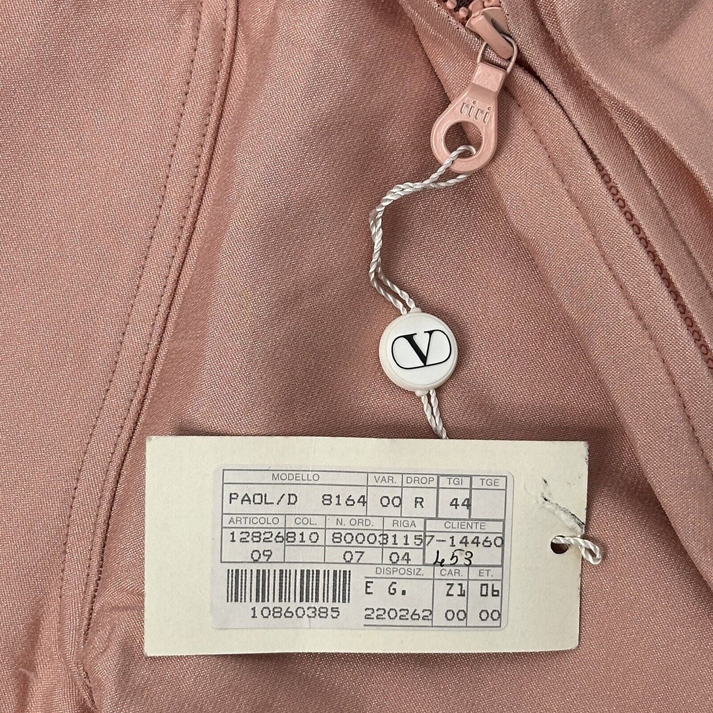 Vintage Valentino Ski Trouser Pink Made In Italy 80’s Riri Zip