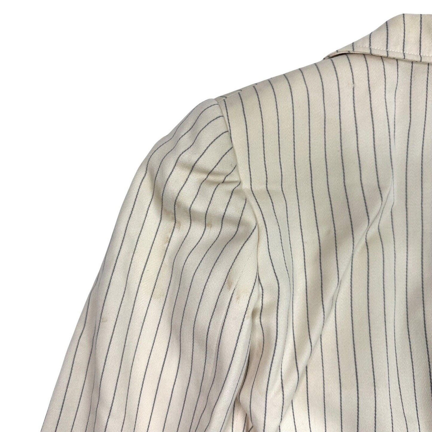 Vintage Christian Dior Suit Set Women’s Small Pin Stripe Cream Made In France