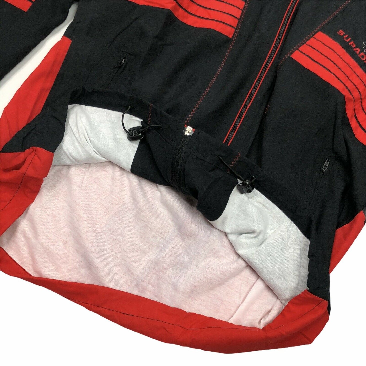 Vintage Supadance Jacket Dance Shoes Mens Large Black And Red