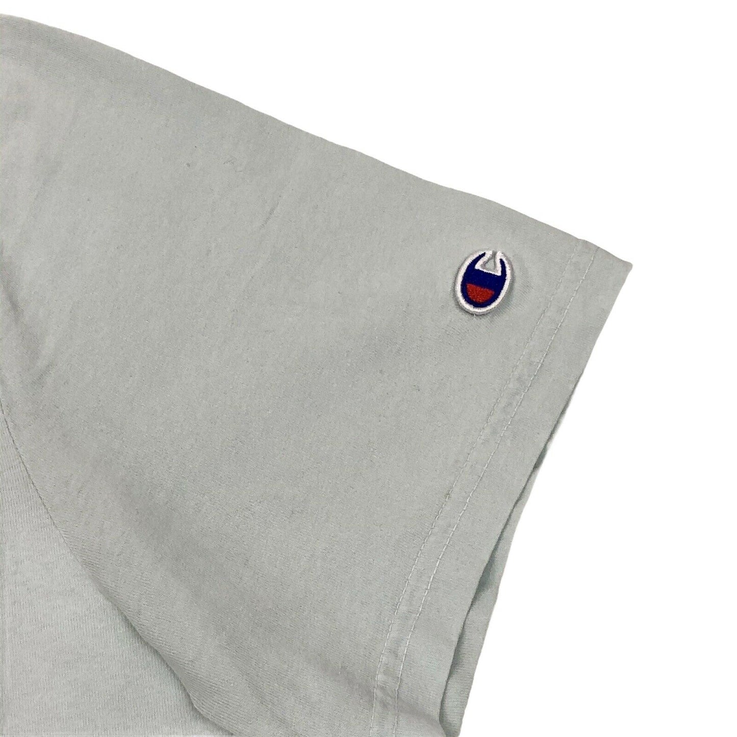 Champion Blue T-Shirt Embroidered Logo Mens XL Sportswear