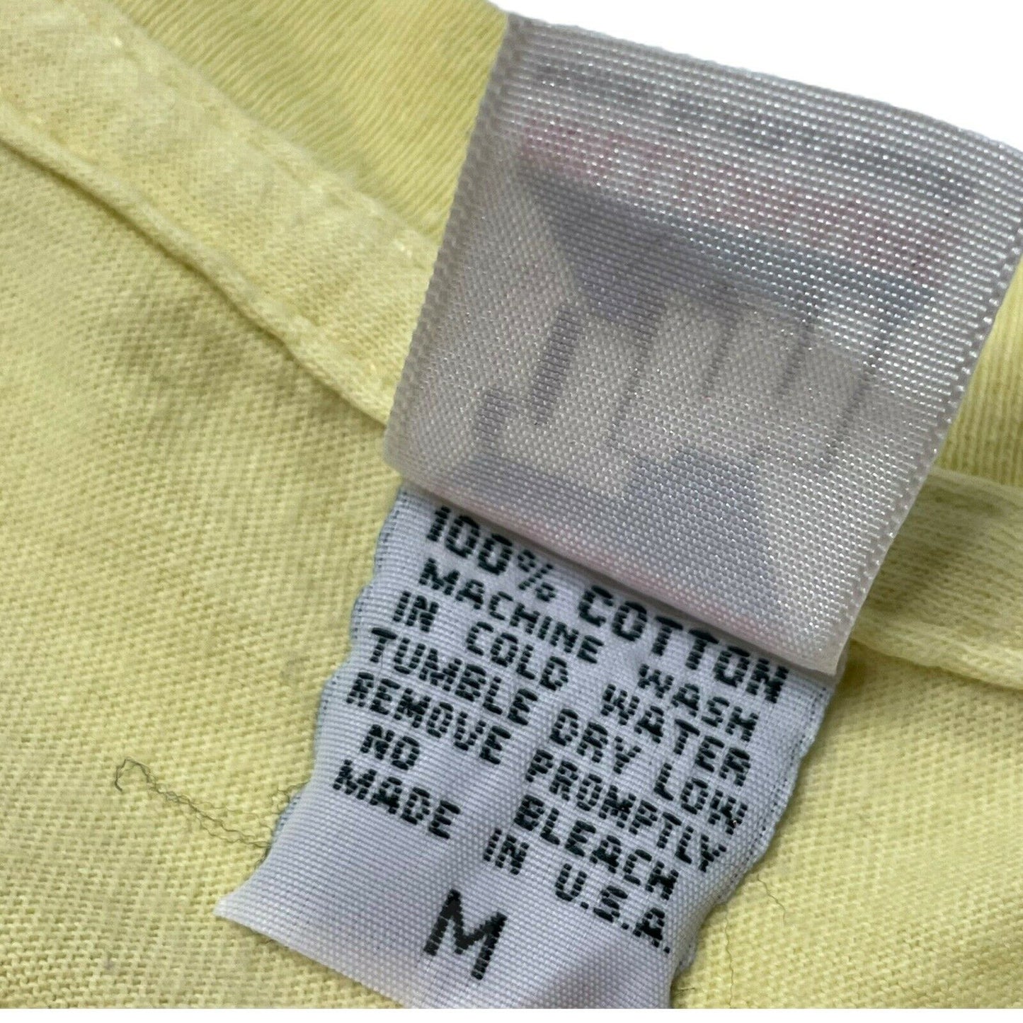 2004 Kanye West Jesus Walks With Me T-Shirt Yellow Mens Teenage Millionaire