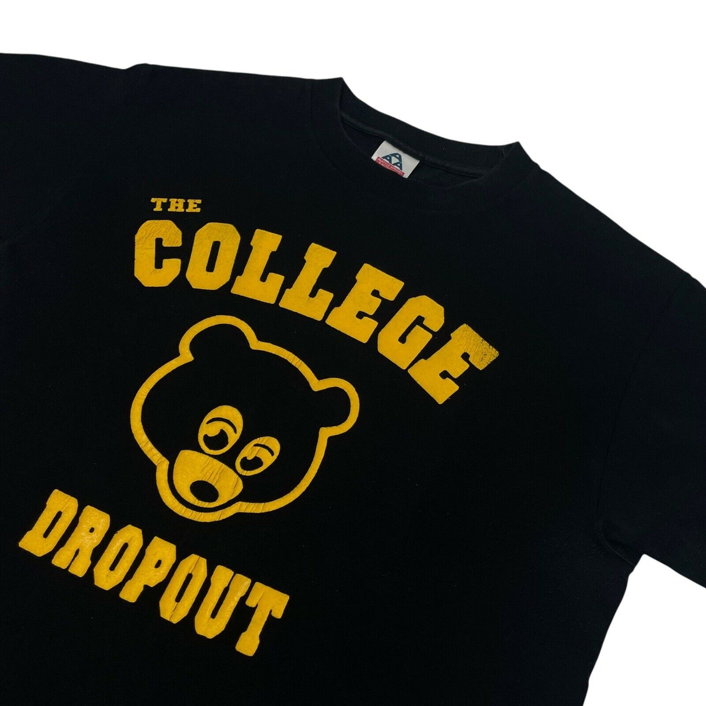 Vintage Kanye West College Dropout Bootleg T-Shirt Black Mens Medium Alstyle